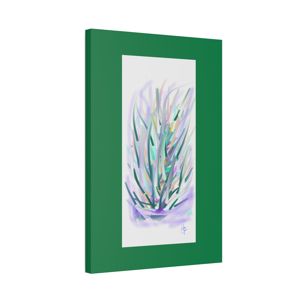 Abstract Pastel Grass Canvas Print — Stretched 1.5"