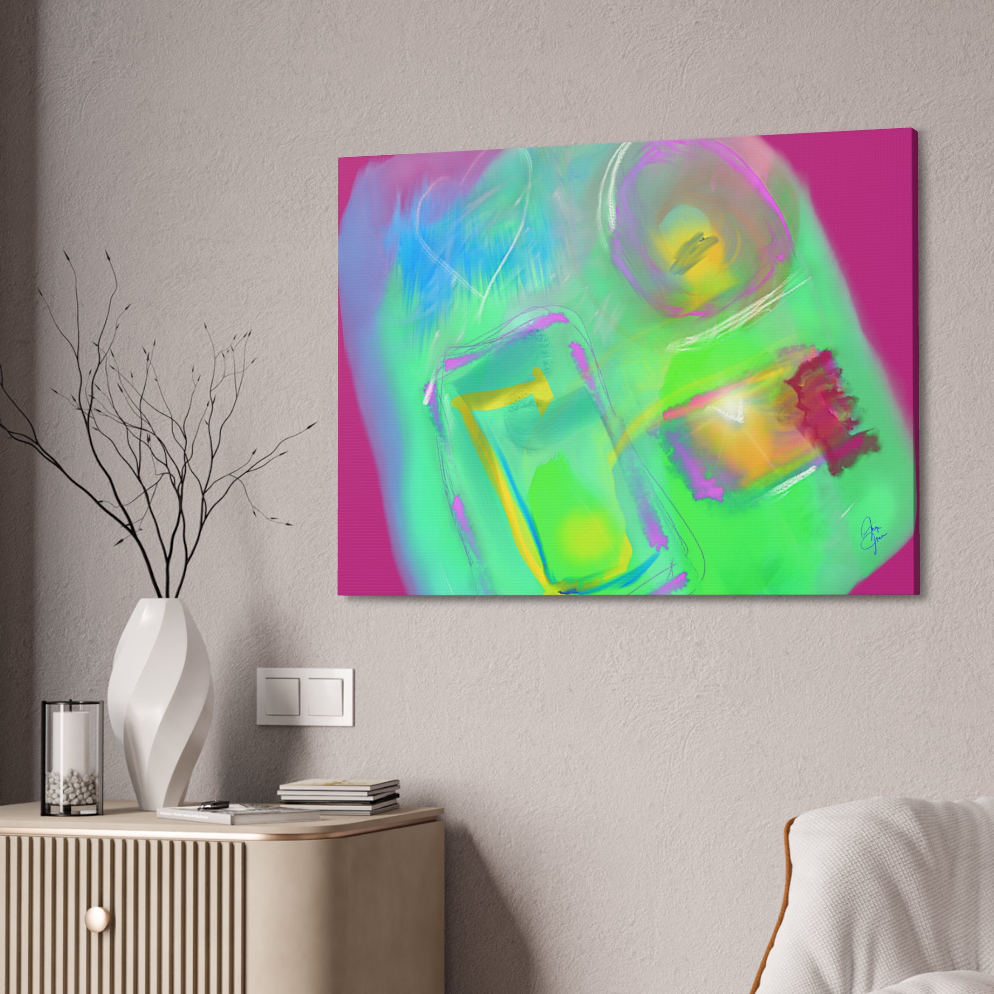 Inspirational Wall Canvas — “Love Is Sometimes Difficult to Recognize”