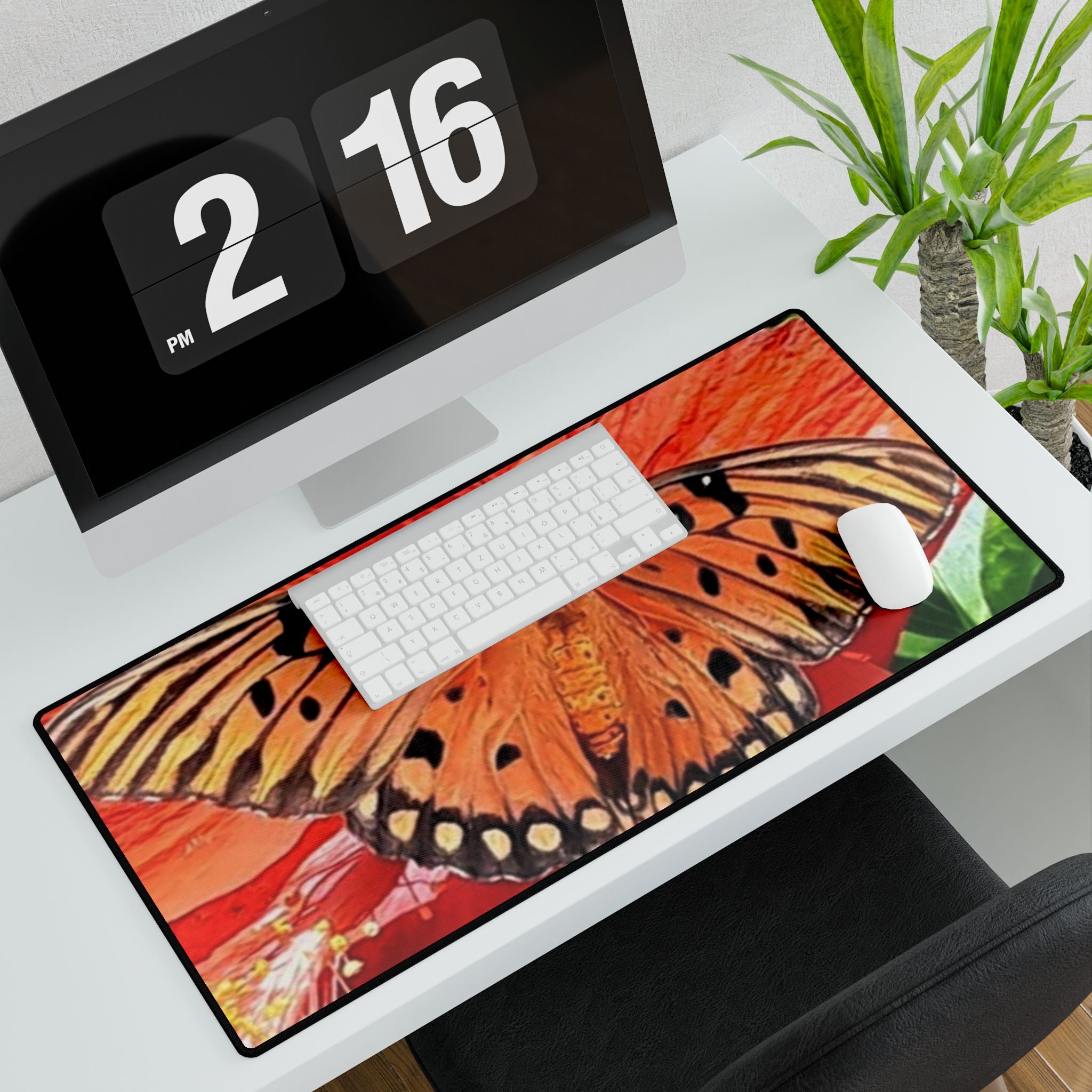 Desk Mat - Beautiful Butterfly Design
