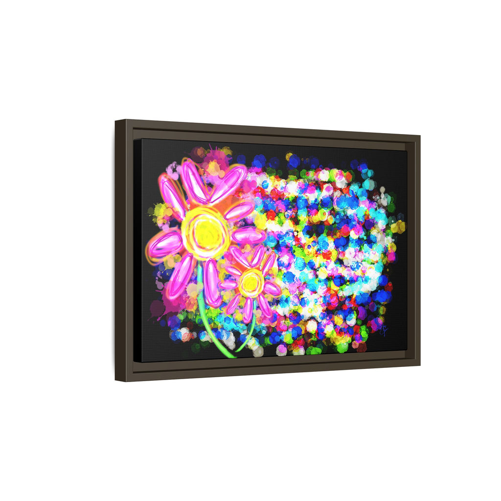 Playful Color Matte Canvas Framed Wall Art