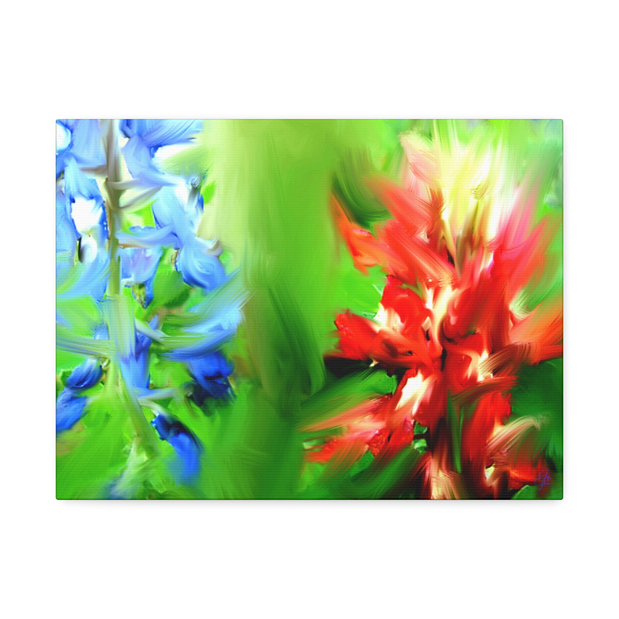 Texas Girl Bluebonnet Canvas