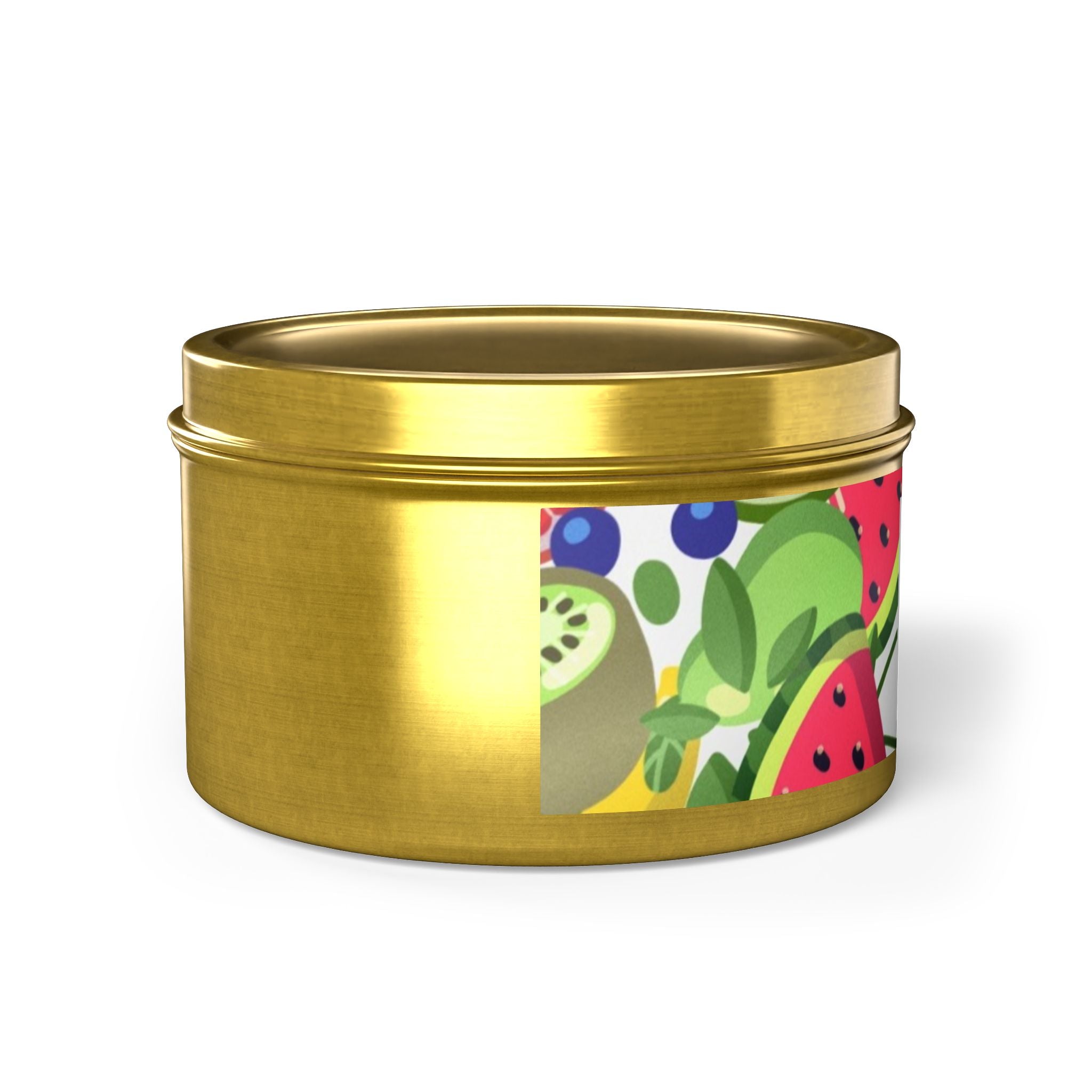 Tin Candle — Angie’s Soul Tropical Fruit Scented Tin Candle