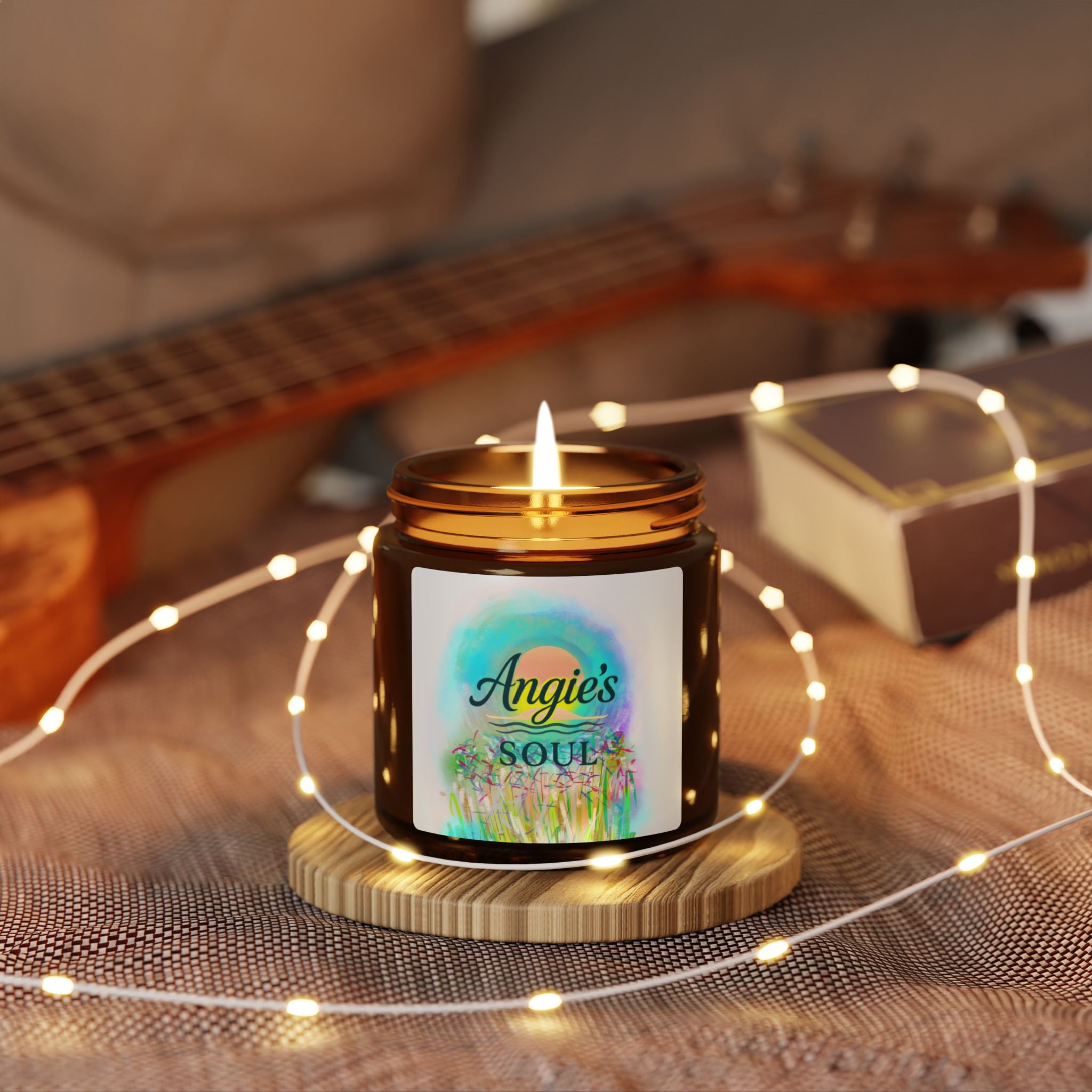 Angie's Soul Scented Soy Candle — Amber Jar (Multi-Size)