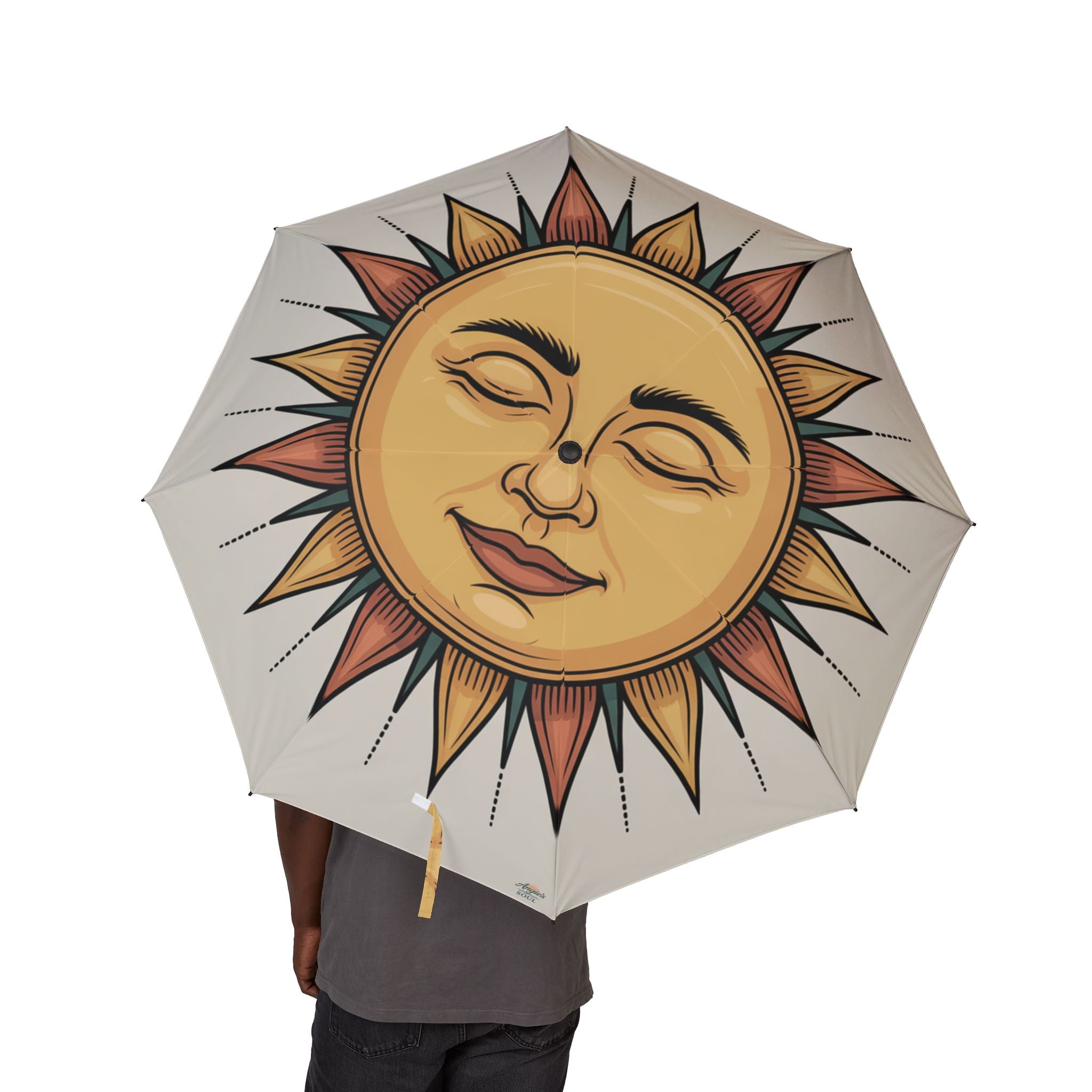 Sun-Designed Semi-Automatic Foldable Umbrella