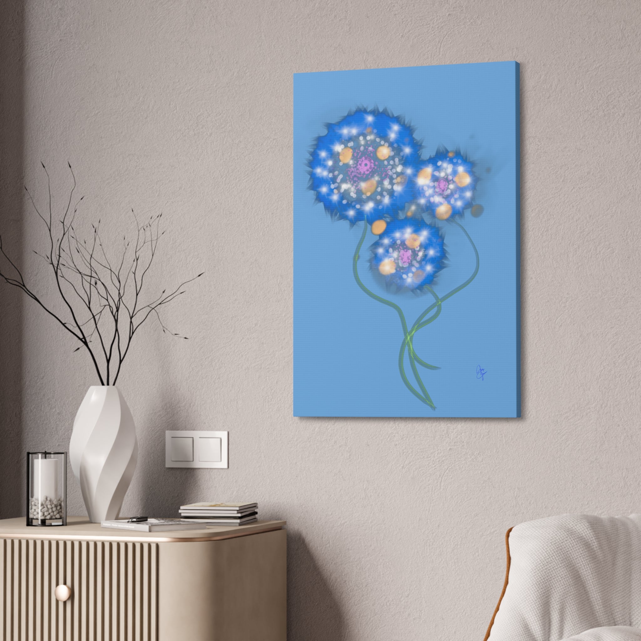 Happy Family Canvas Stretched 1.5" — Family Wall Art