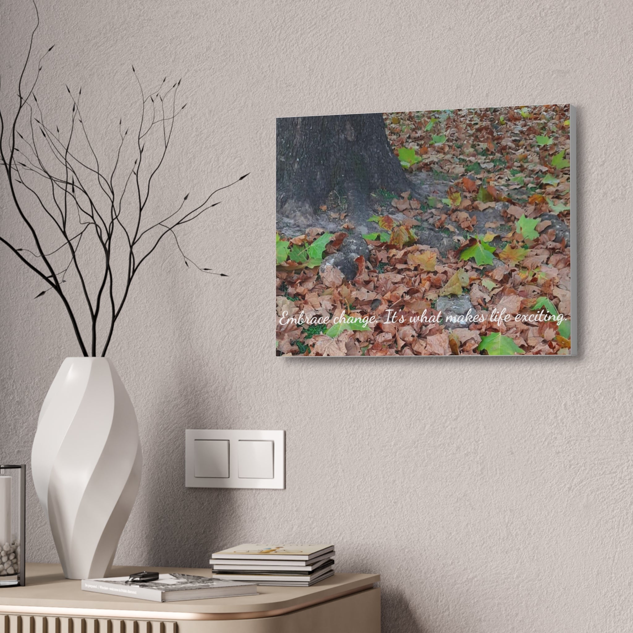 Autumn Leaves Canvas Print — Stretched 1.5" Fall Wall Art