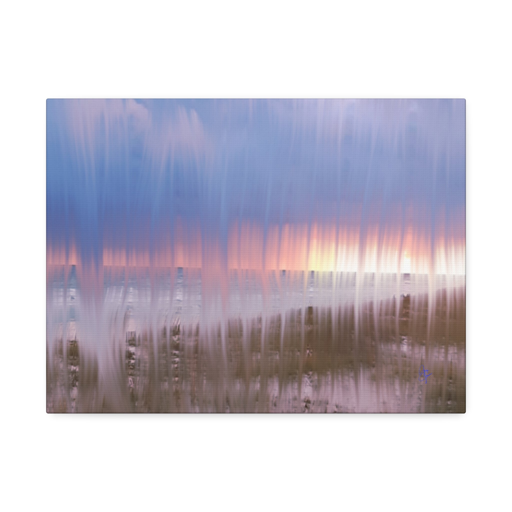 Abstract Sunset Canvas Print — Stretched 1.5"