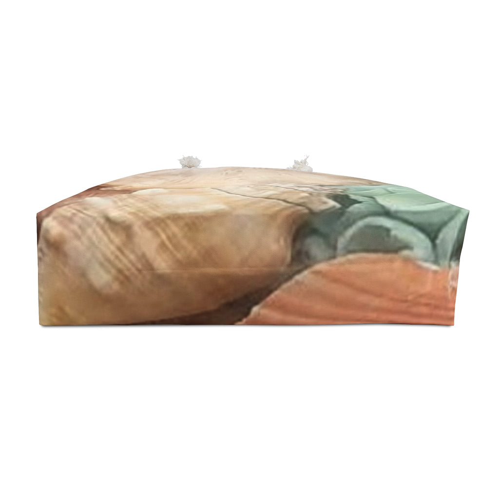 Coastal Shells Weekender Bag — Beach Tote with Starfish & Seashell Design