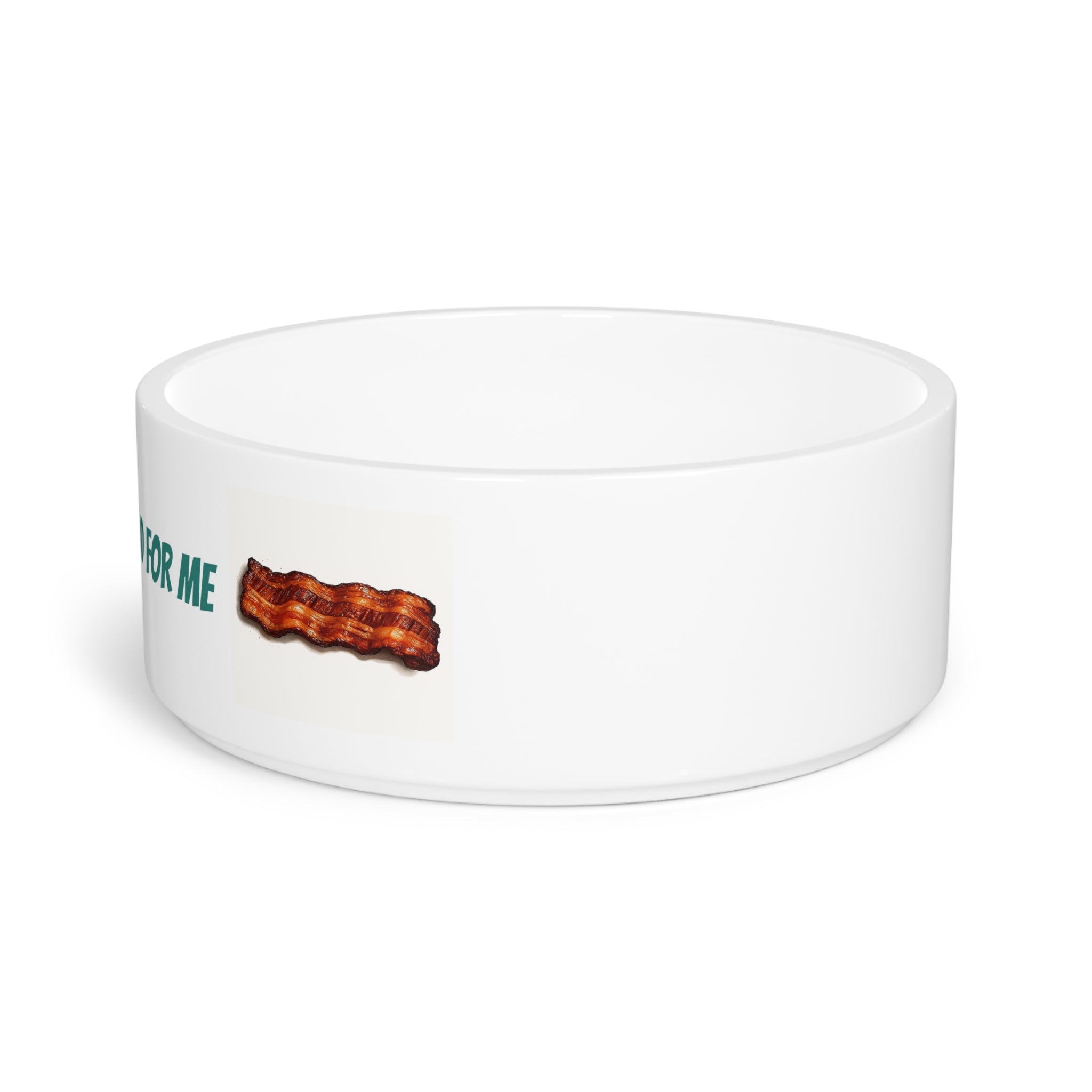Bacon-Themed Pet Bowl for Dog Lovers