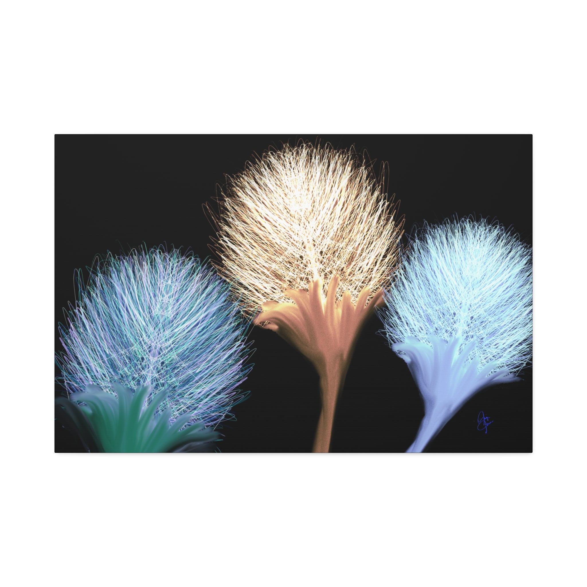 Floral Frond Canvas