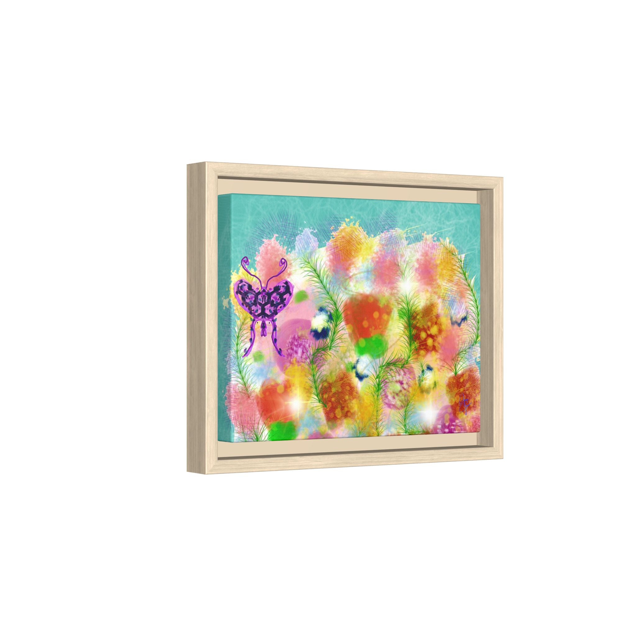 Matte Canvas, Framed (Multi-color)