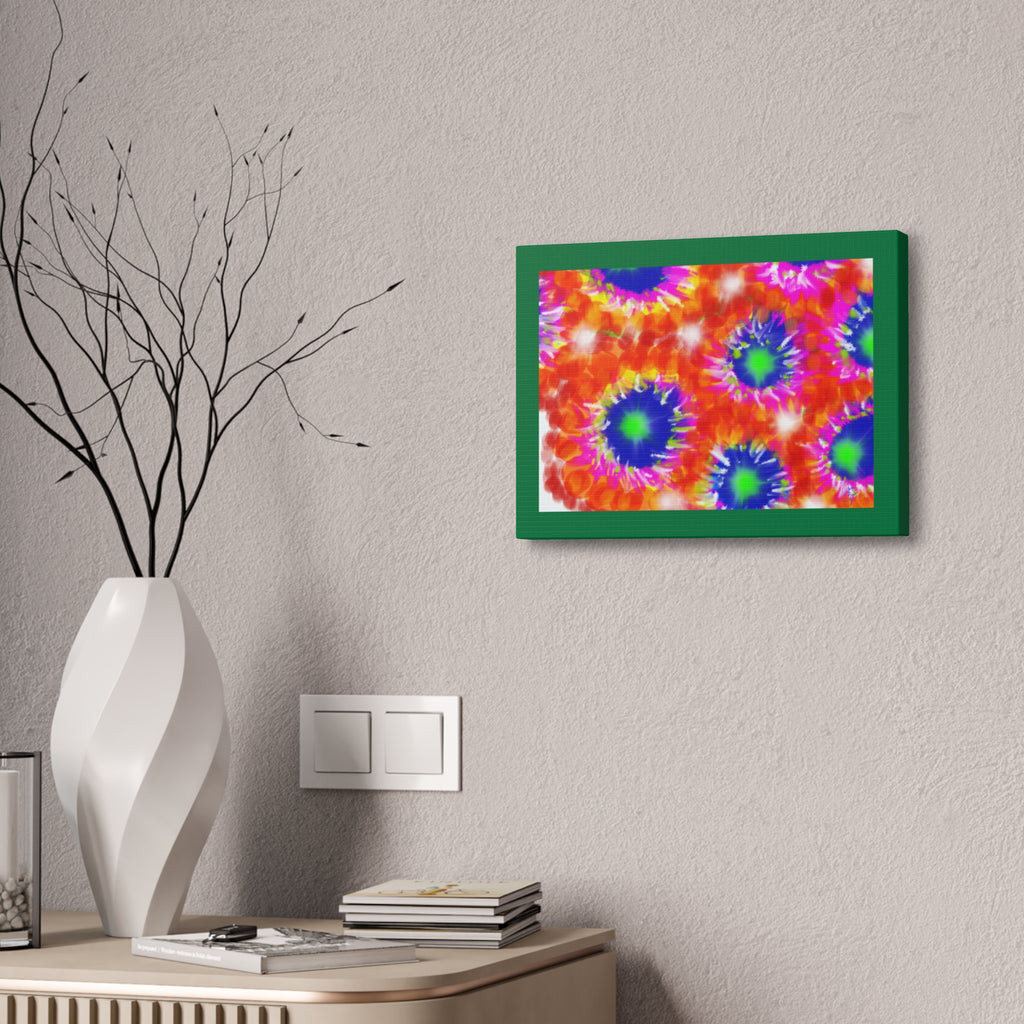 Tie-Dye Burst Canvas Print — Vibrant Abstract Wall Art