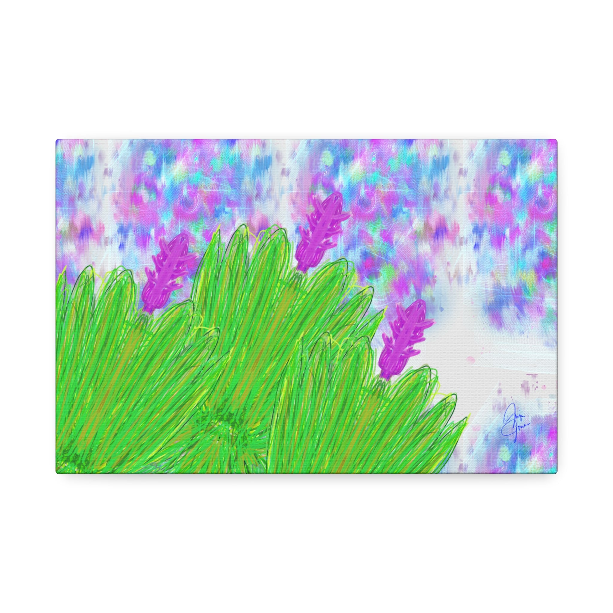 Canvas — Lavender Meadow Stretched Art Print