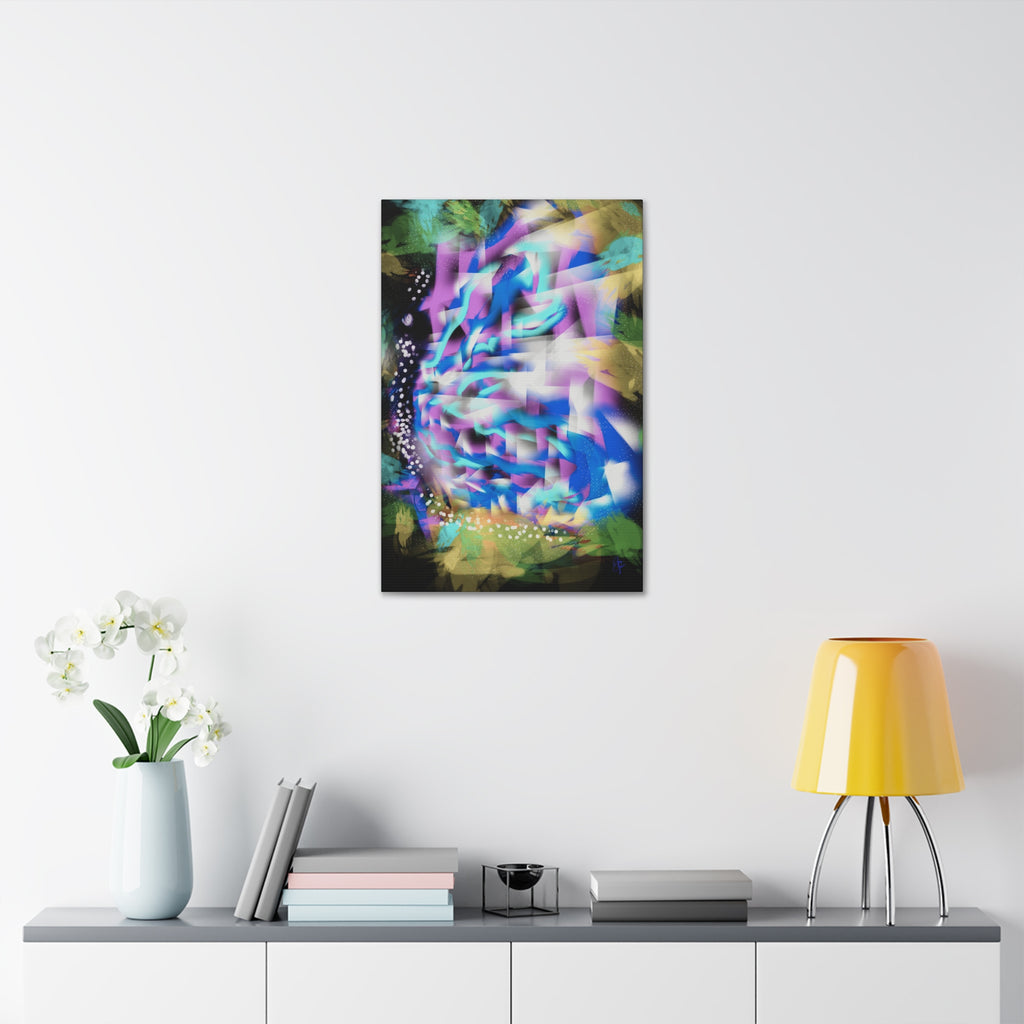 Geometric Butterfly Canvas Stretched 1.5"