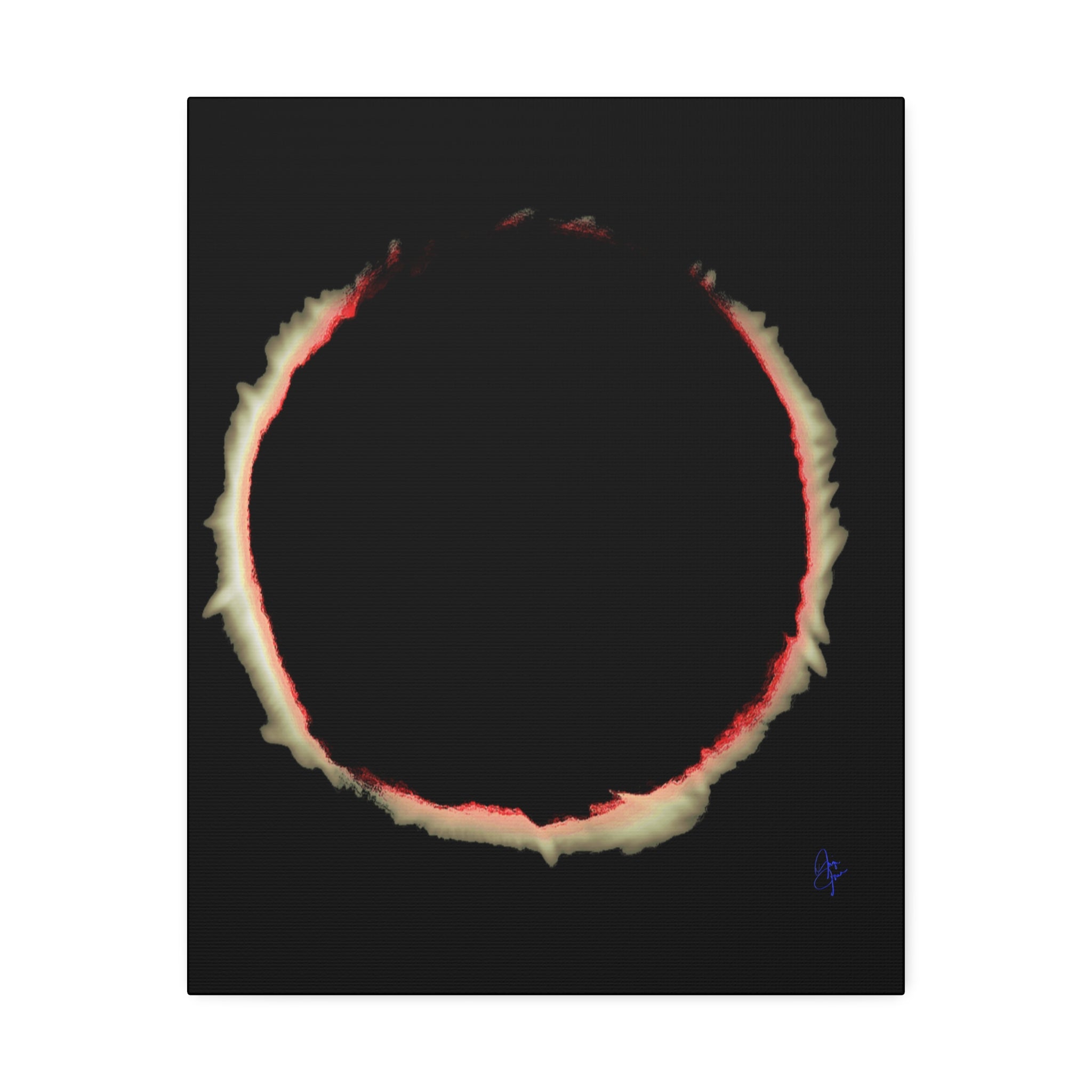Solar Eclipse Canvas Stretched 1.5" — Wall Art Print