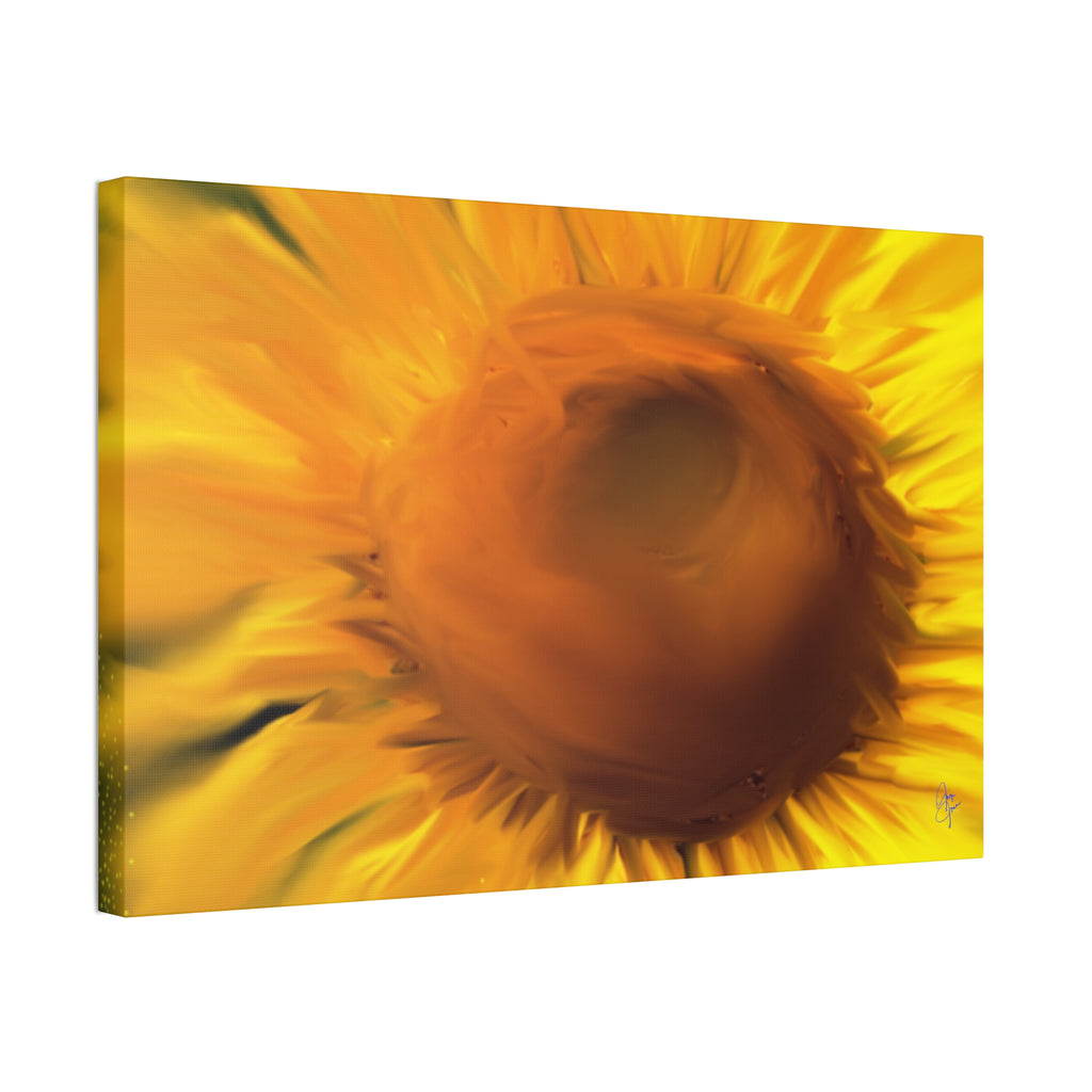 Sunflower Canvas Wall Art — Vibrant Floral Stretched Canvas