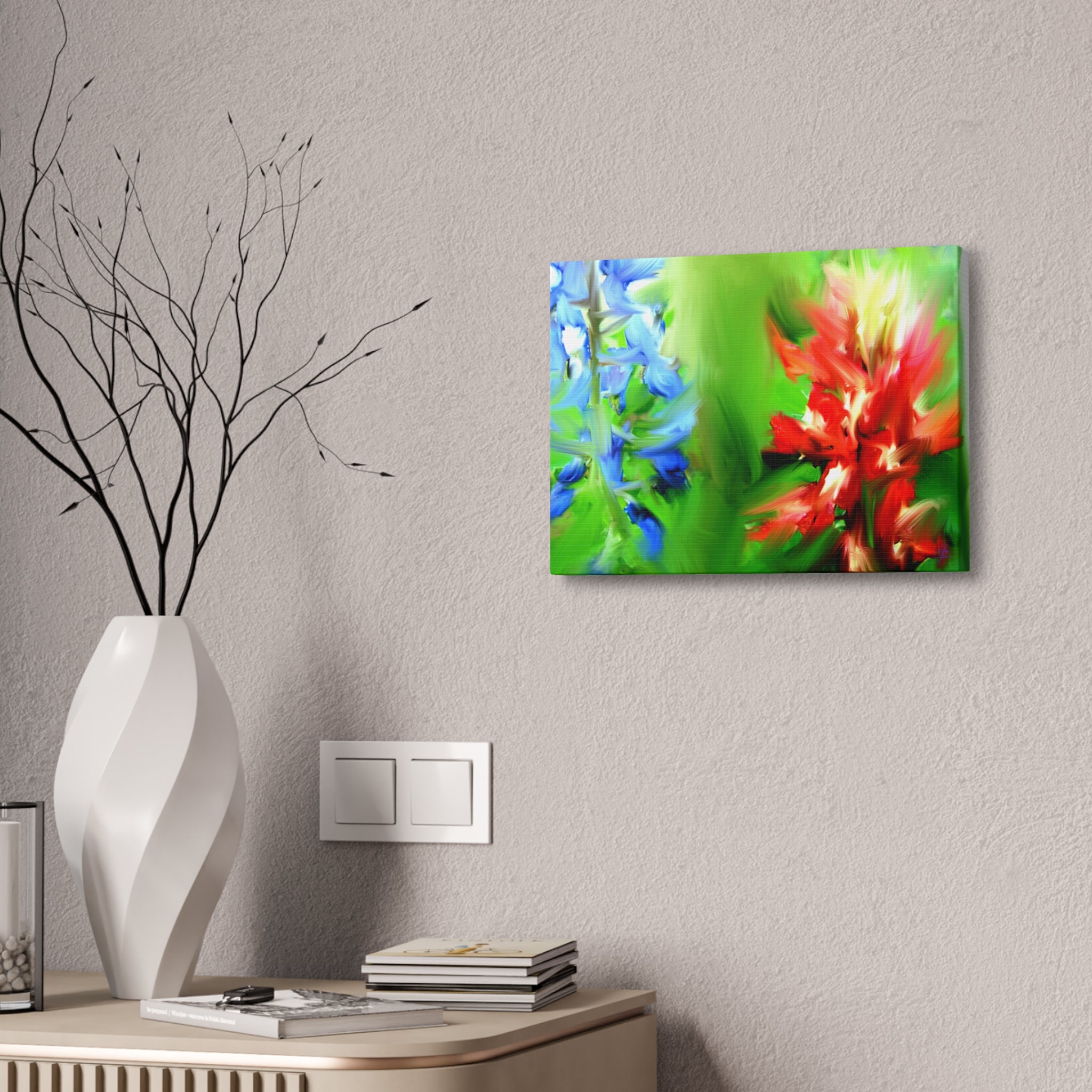 Texas Girl Bluebonnet Canvas