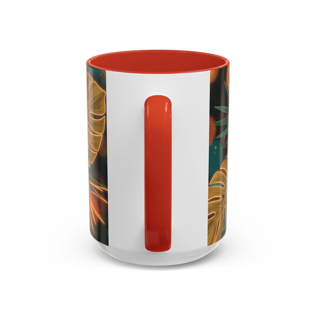 Hibiscus Tropical Coffee Mug — Floral Island Accent Mug (11/15 oz)