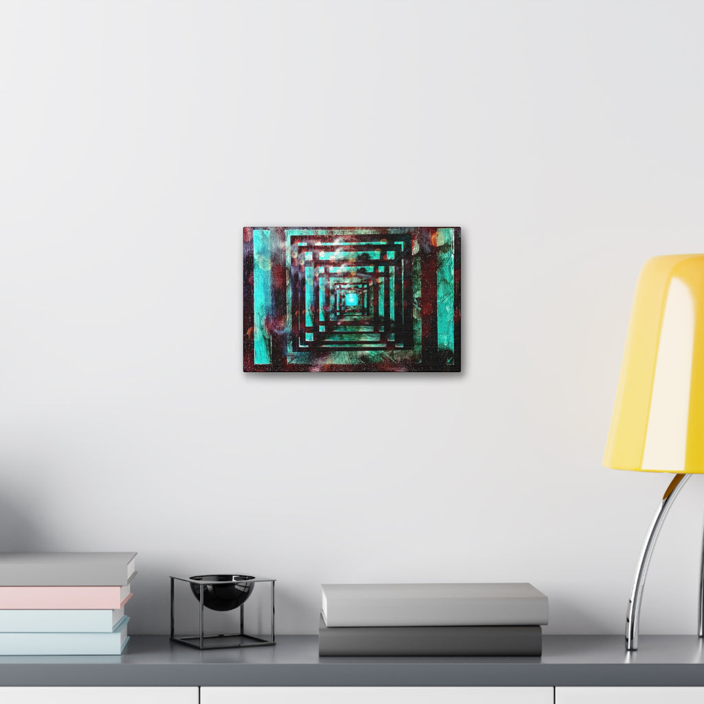 Inspirational Wall Art Canvas — "There's always a light at the end of the tunnel"