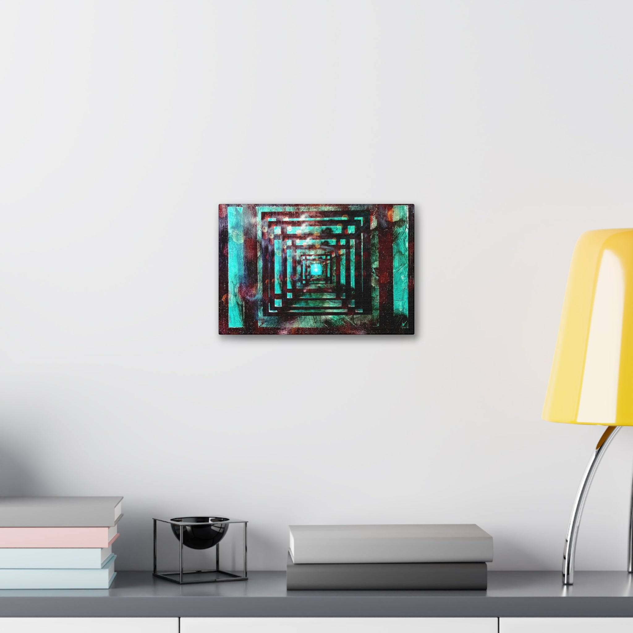 Inspirational Wall Art Canvas — "There's always a light at the end of the tunnel"