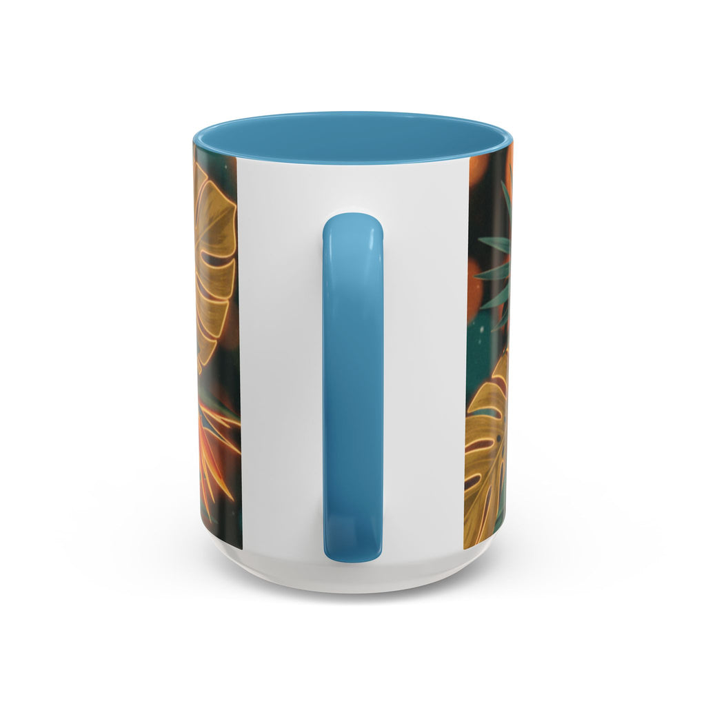 Hibiscus Tropical Coffee Mug — Floral Island Accent Mug (11/15 oz)