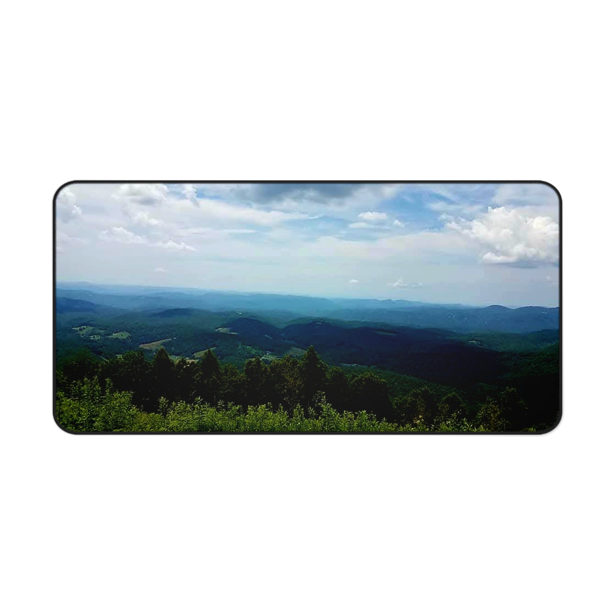 Mountain Vista Desk Mat — Scenic Blue Ridge Landscape Mouse Pad