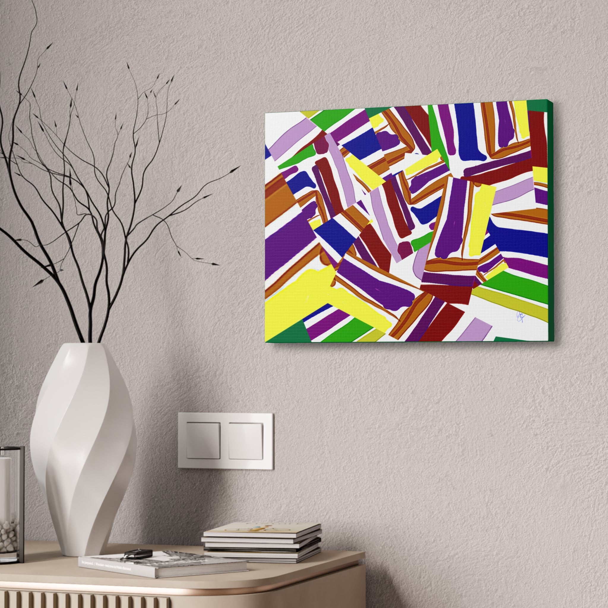 Candy Store Canvas Stretched Wall Art