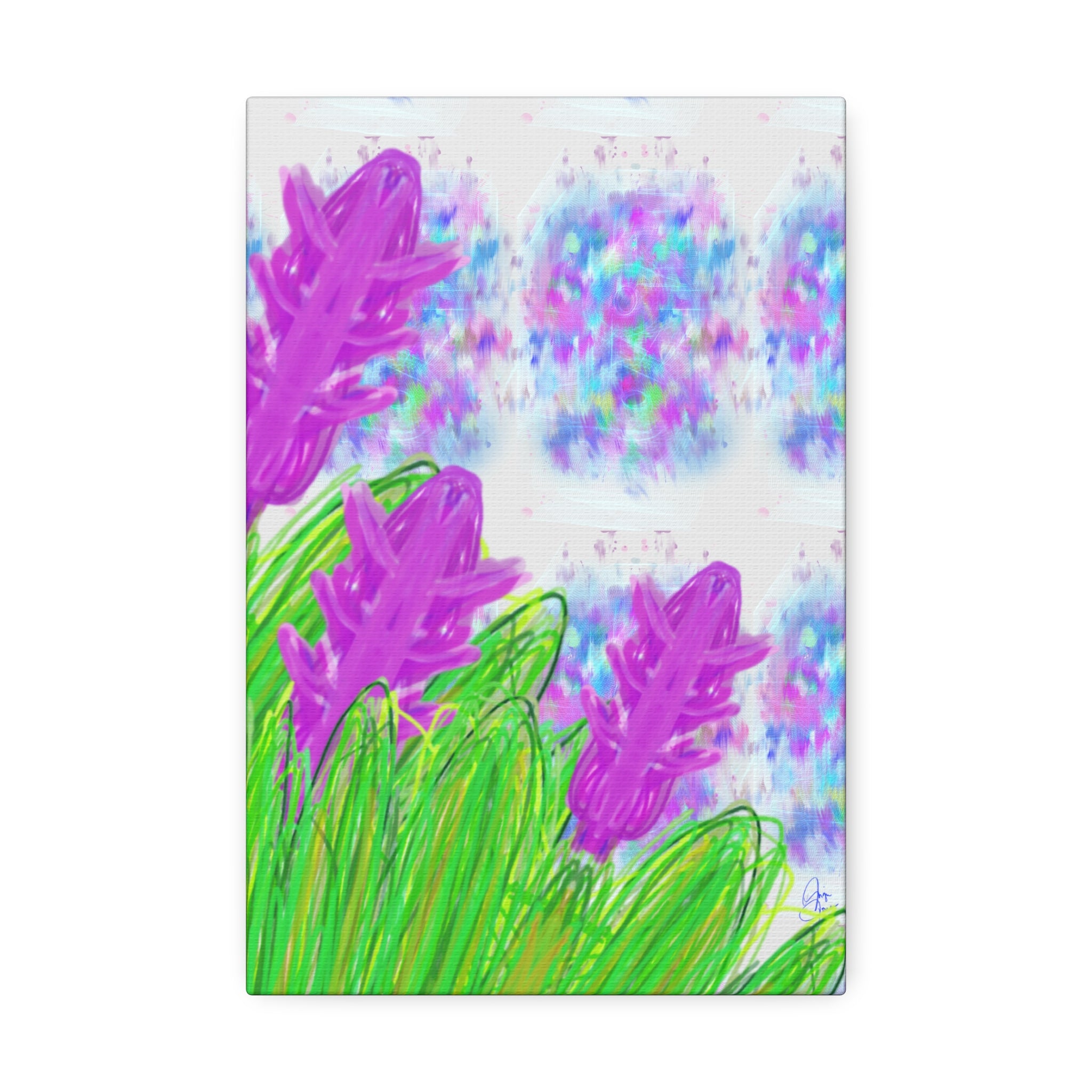 Canvas — Lavender Meadow Stretched Art Print