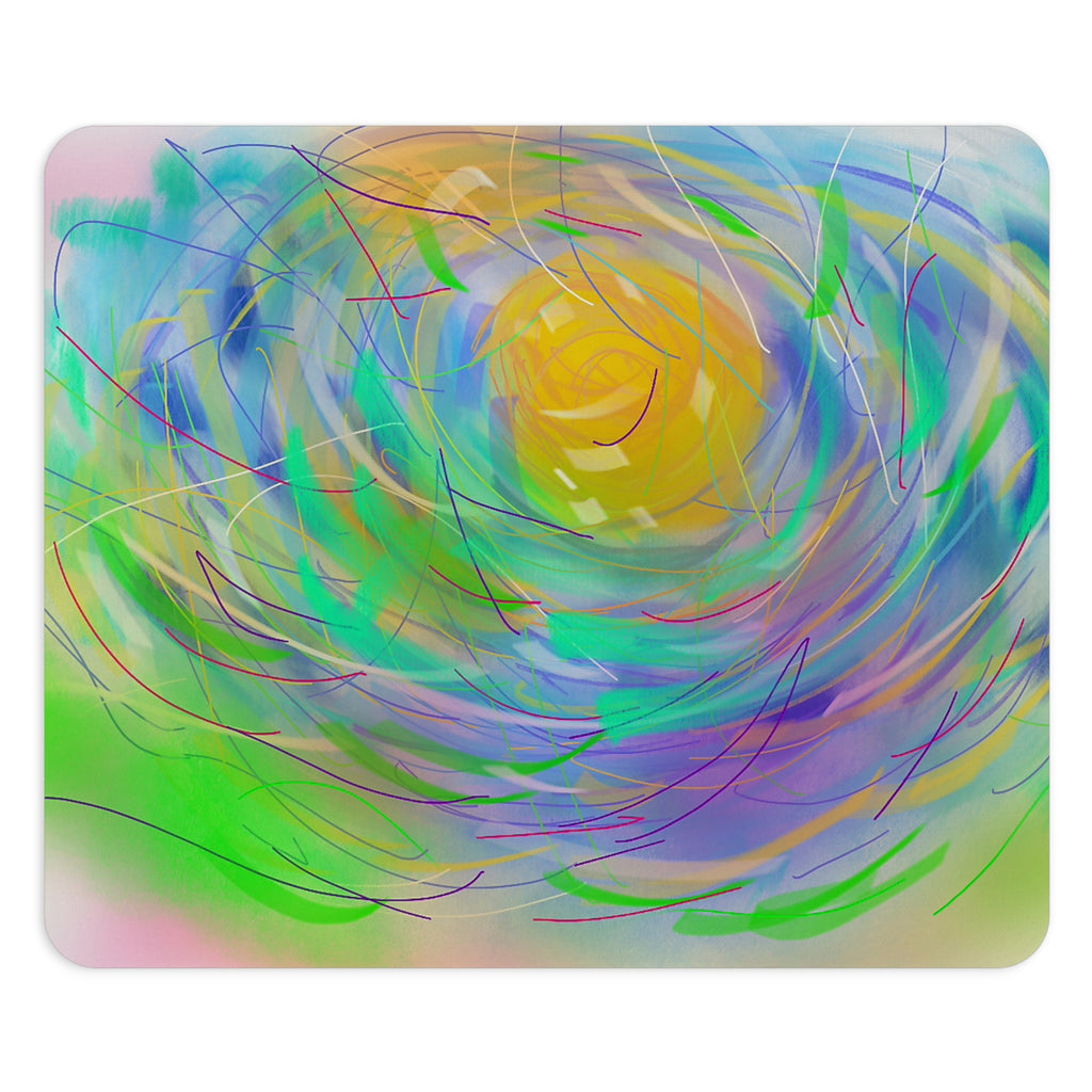 Colorful Abstract Art Mouse Pad - Vibrant Desk Accessory for Creative Minds