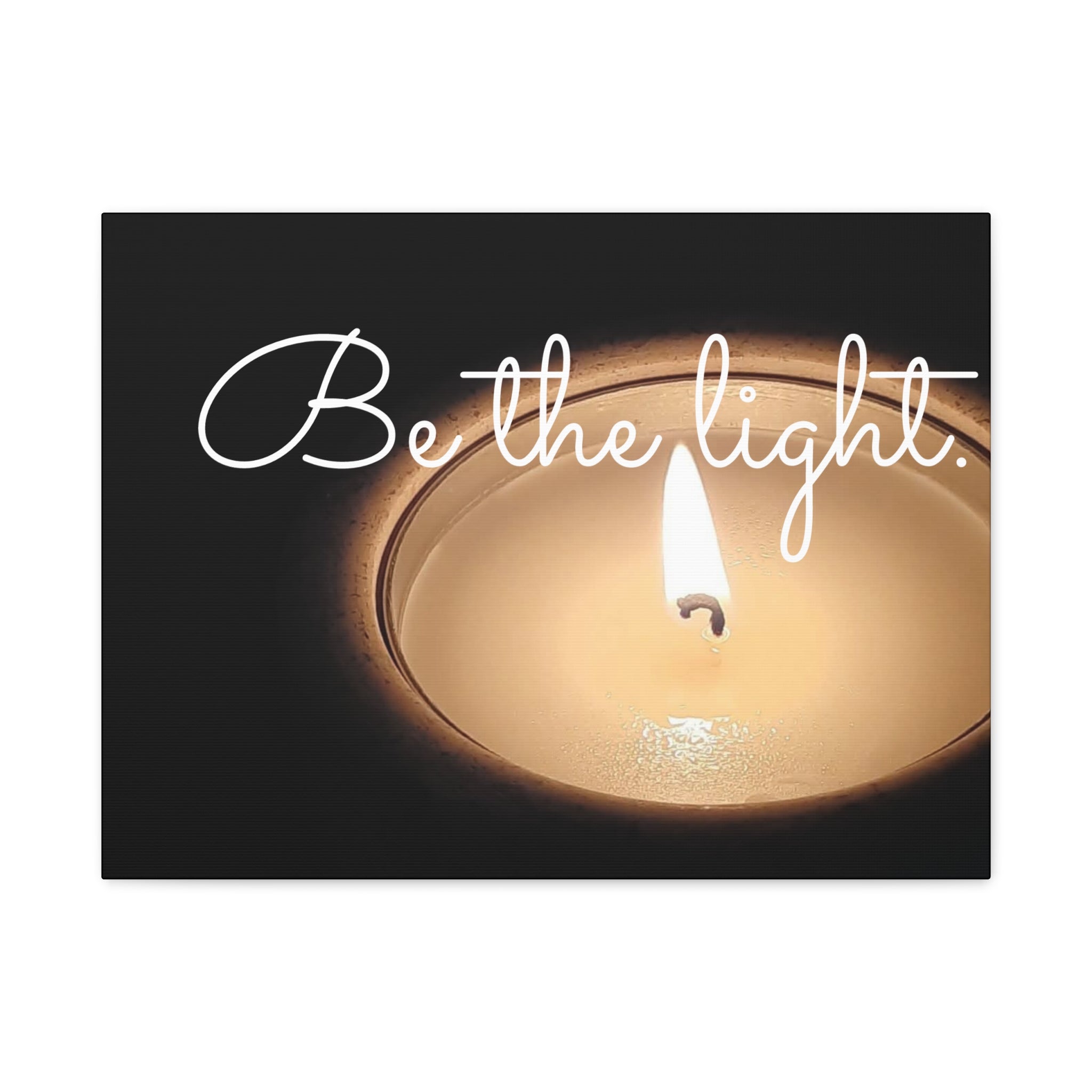Canvas Print - 'Be the Light' Inspiration Wall Art