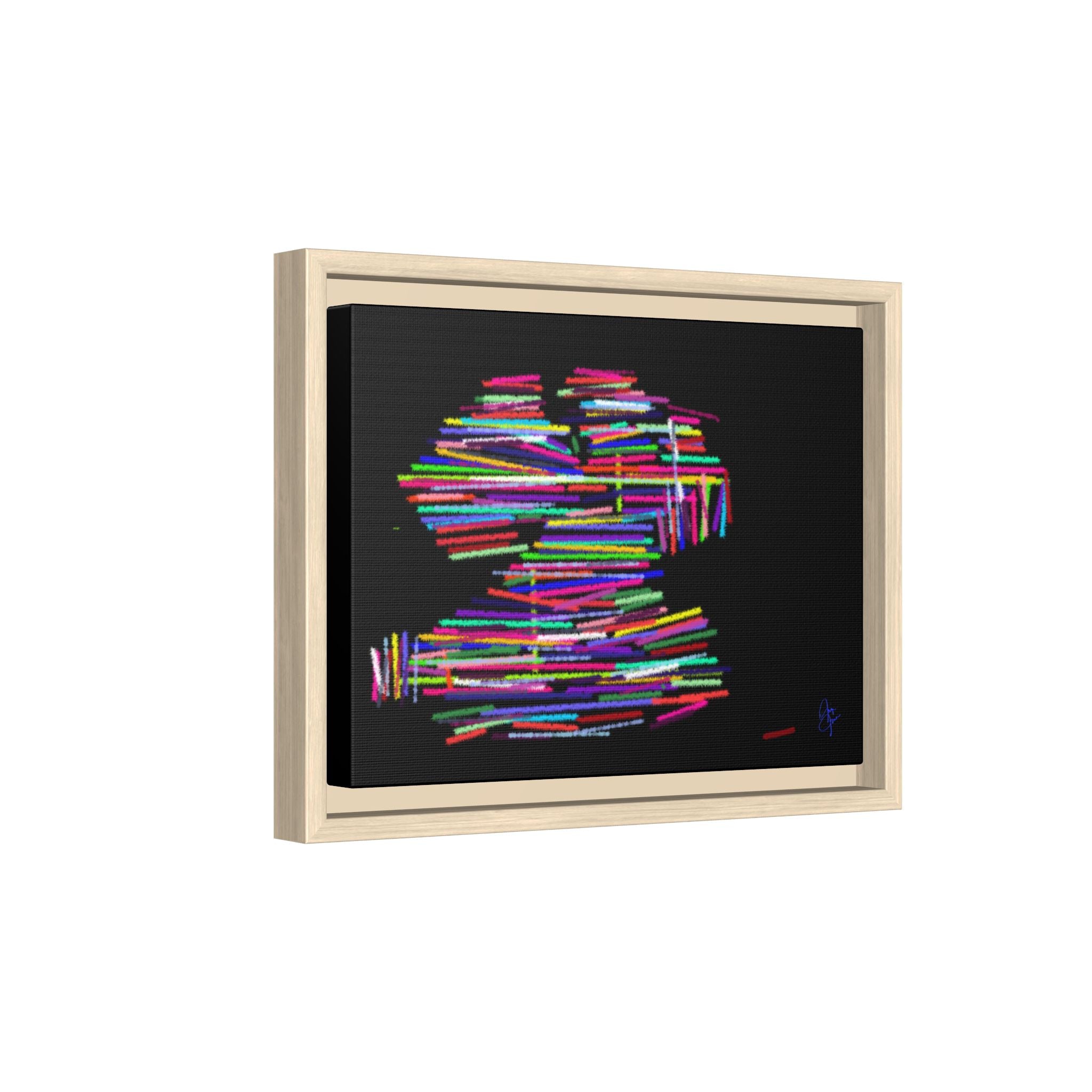 Balancing Life Matte Canvas Print (Framed)