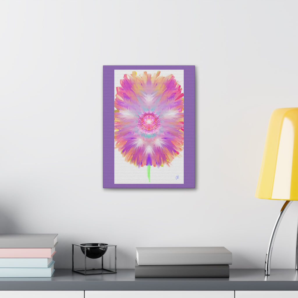 Pink Mandala Abstract Canvas - Stretched 1.5" Wall Art