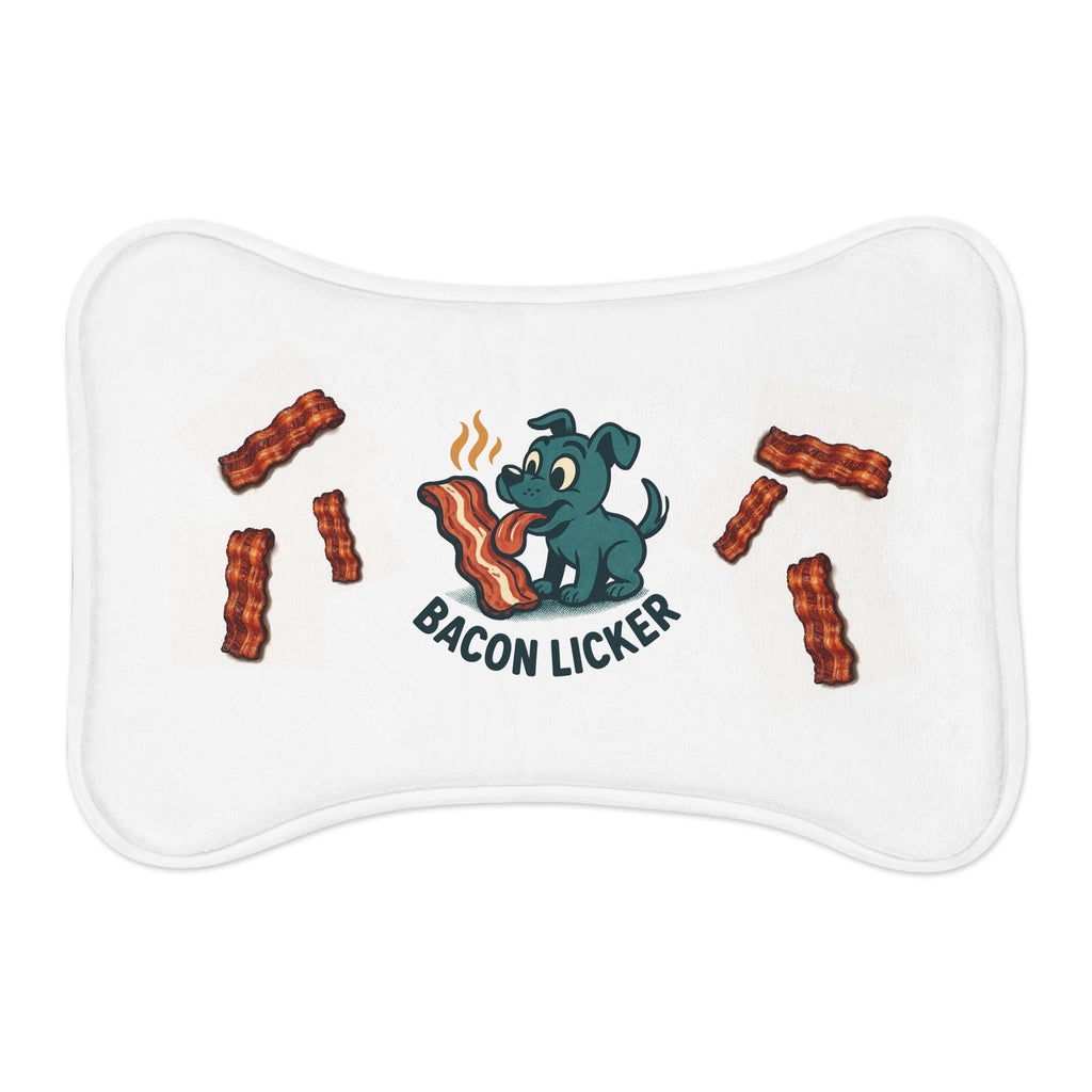 Bacon Licker Pet Feeding Mat - Fun & Playful Dog Dish Mat