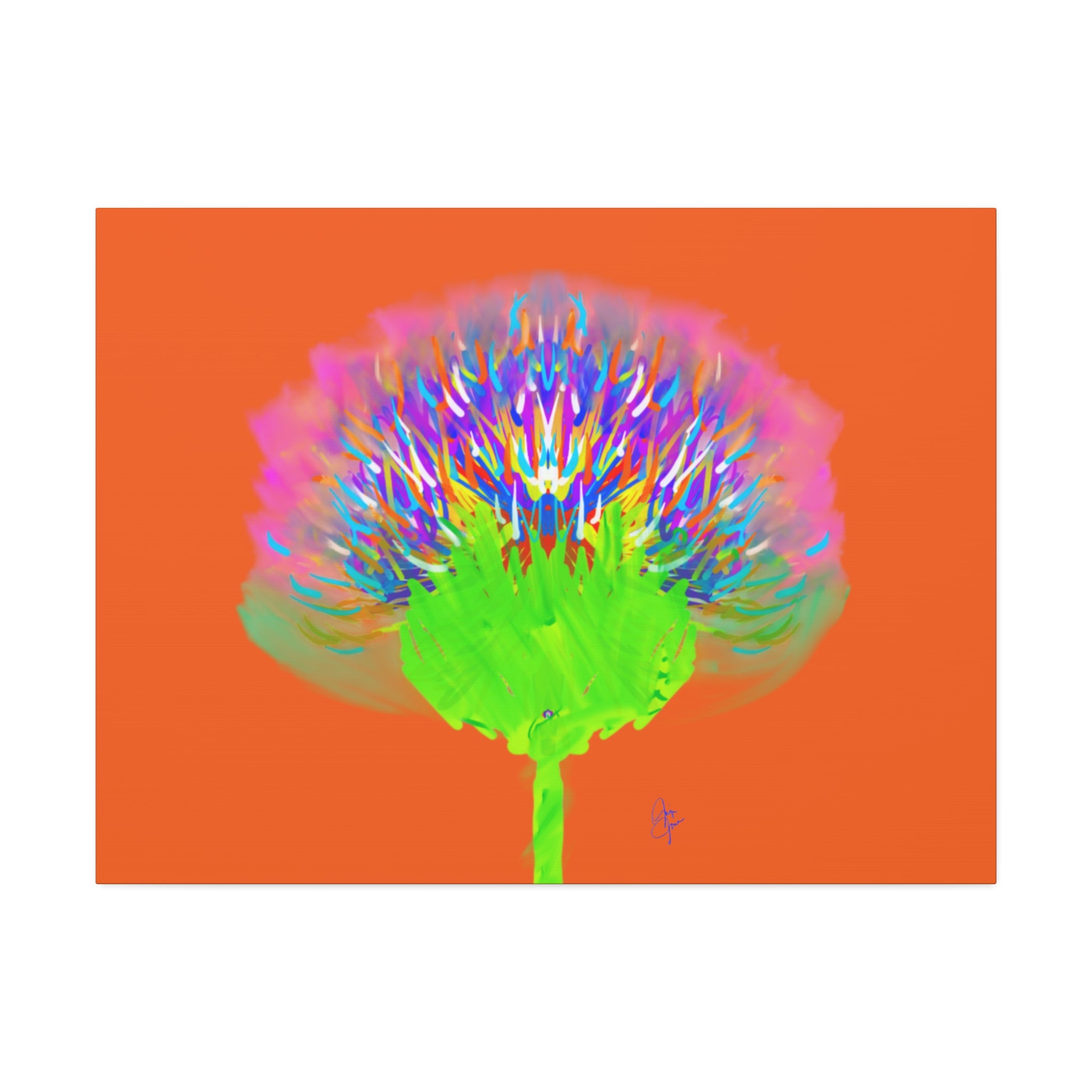 Vibrant Bloom Canvas