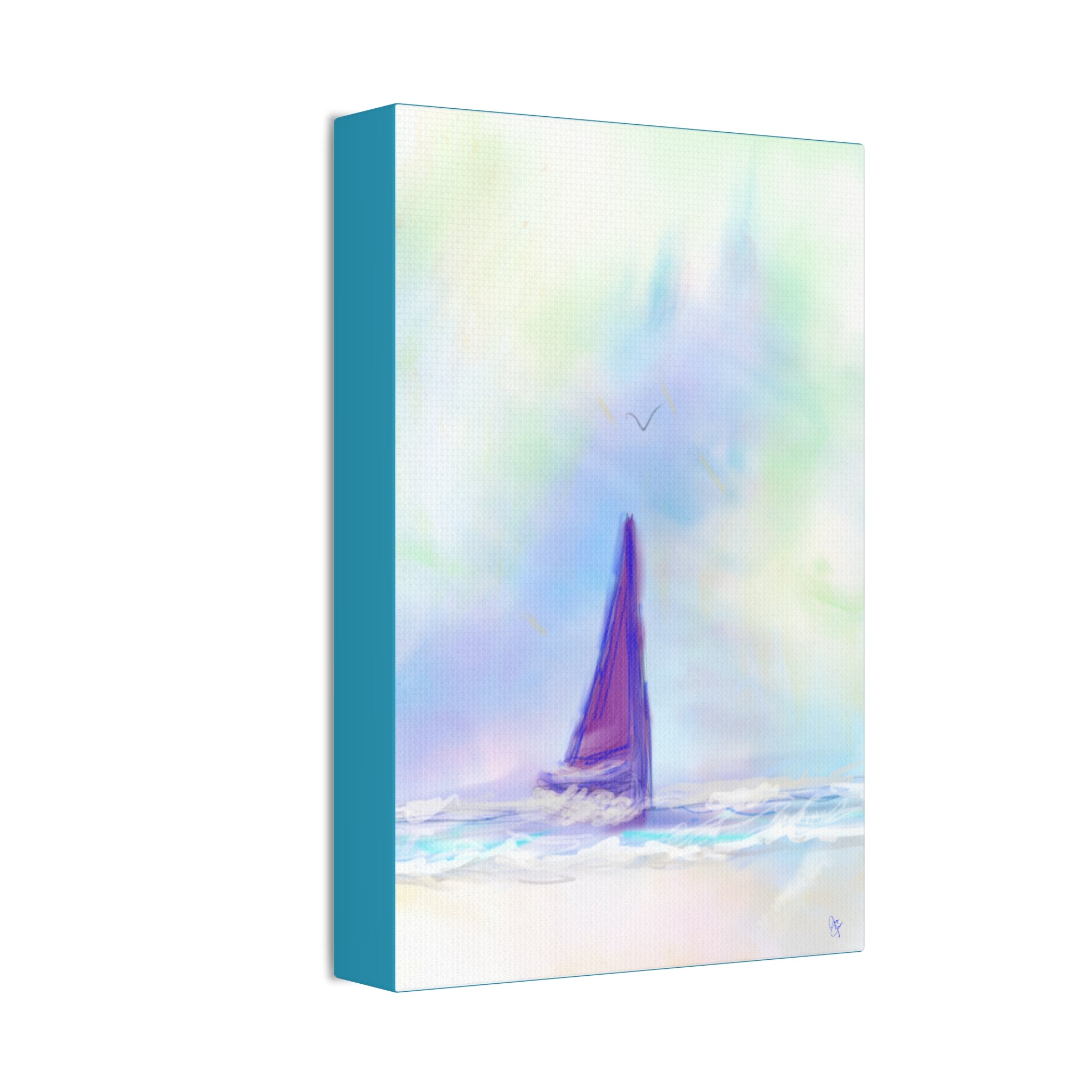 Sailboat Seascape Canvas