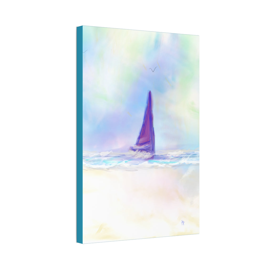 Sailboat Seascape Canvas