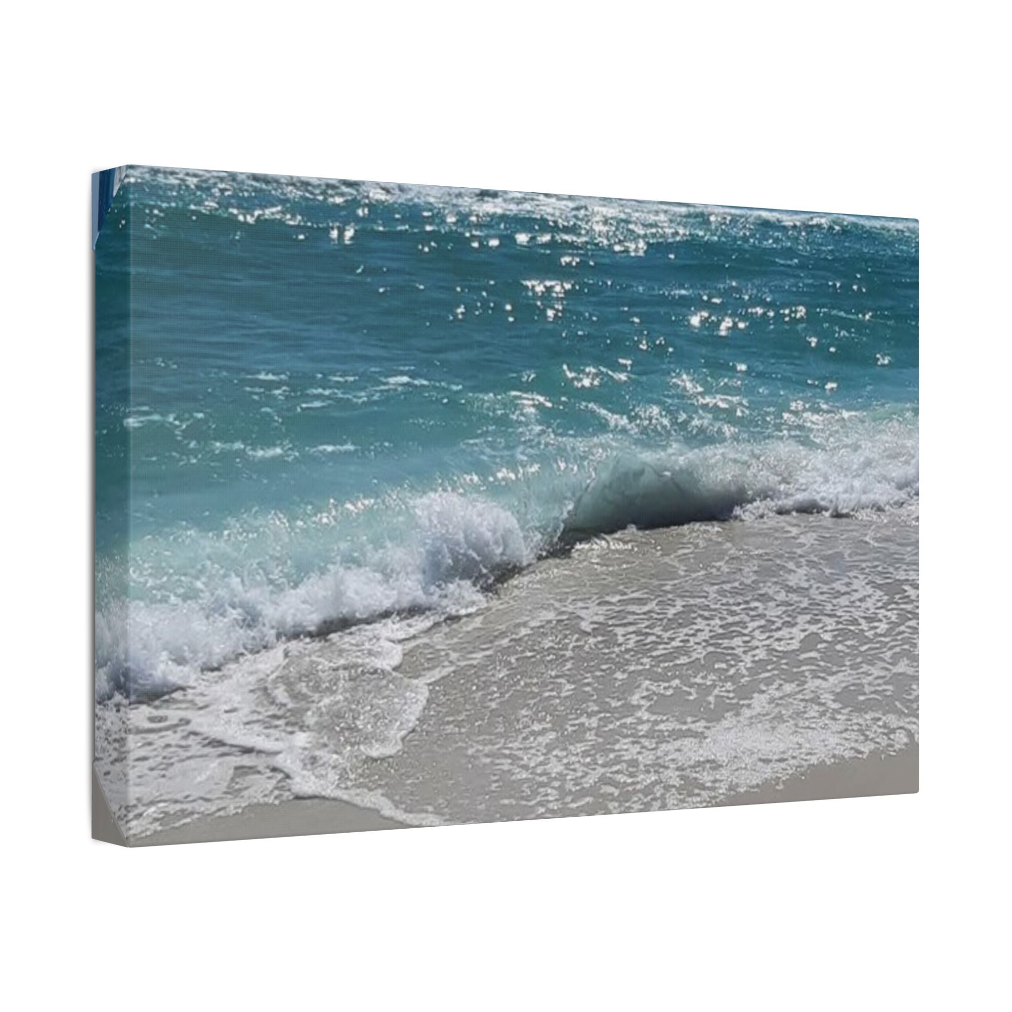 Emerald Coast Stretched Canvas — Coastal Landscape Wall Art