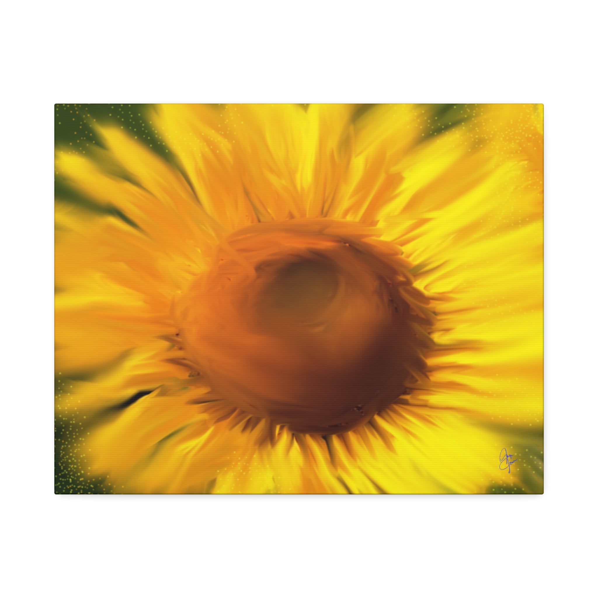 Sunflower Canvas Wall Art — Vibrant Floral Stretched Canvas