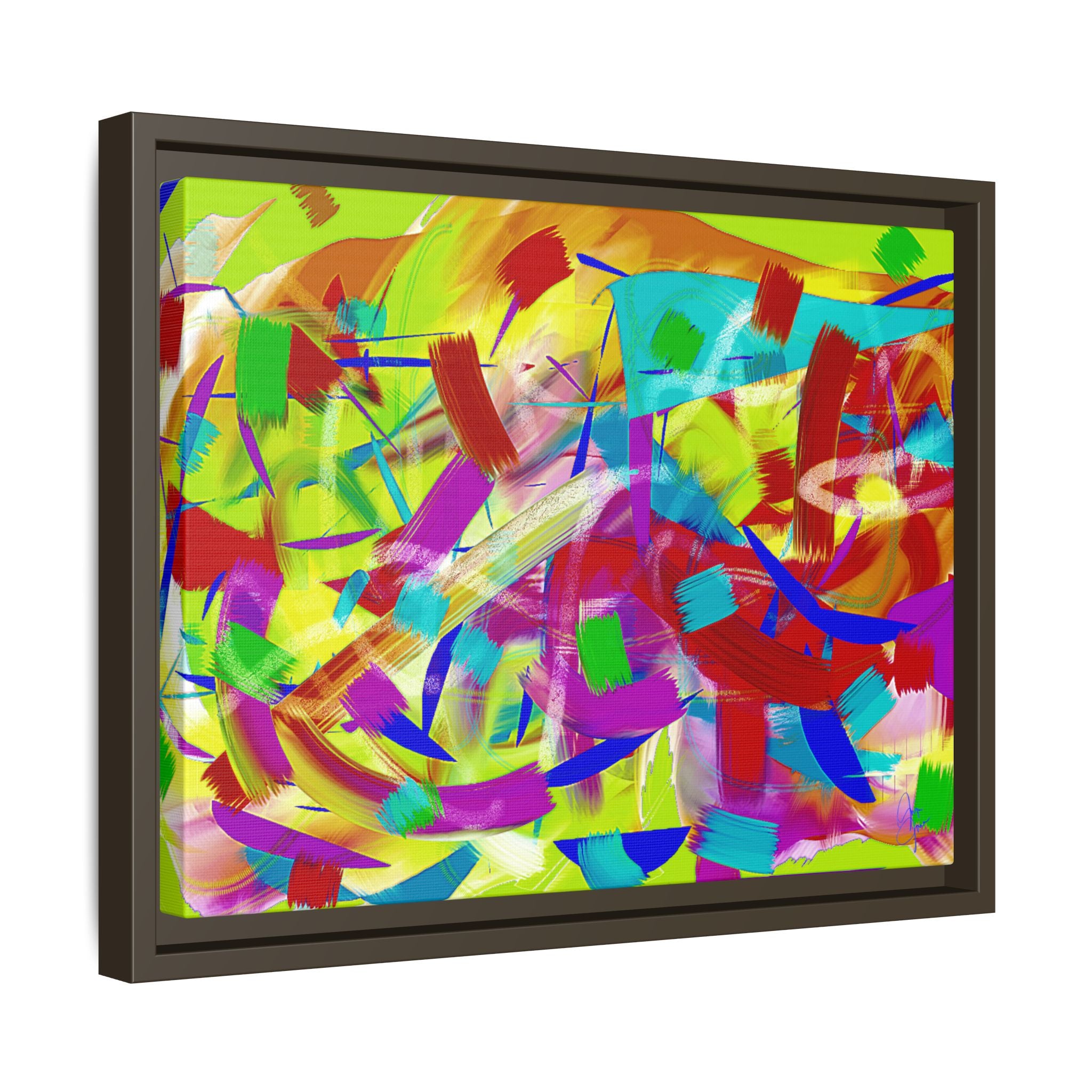 Matte Canvas, Framed (Multi-color)