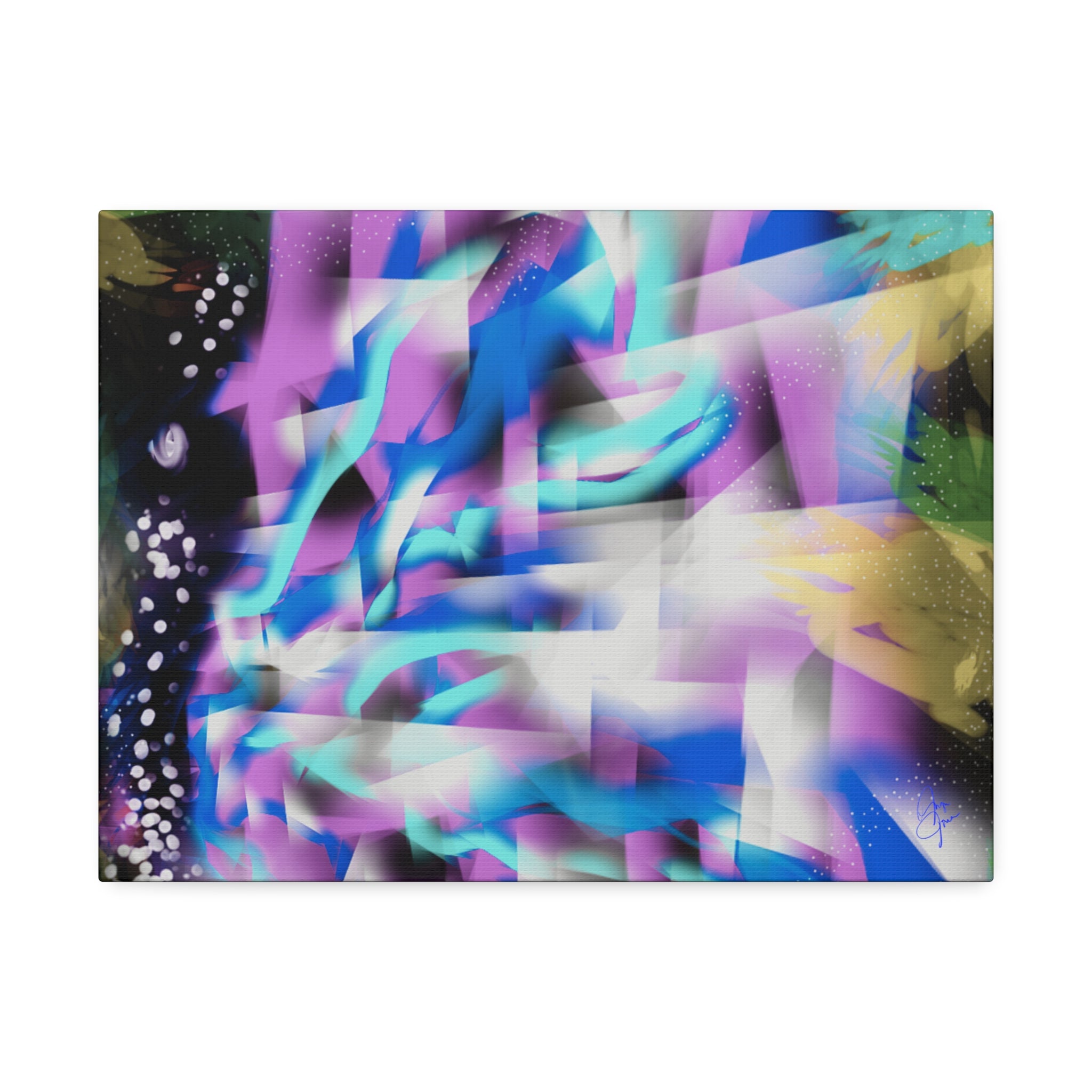 Geometric Butterfly Canvas Stretched 1.5"