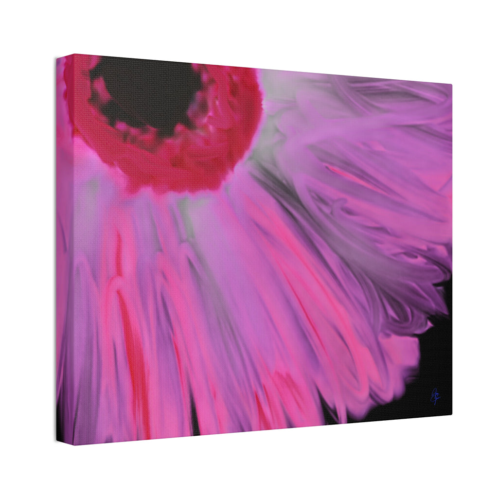 Pink Gerbera Canvas Wall Art – Vibrant Floral Stretched Canvas (1.5" Depth)