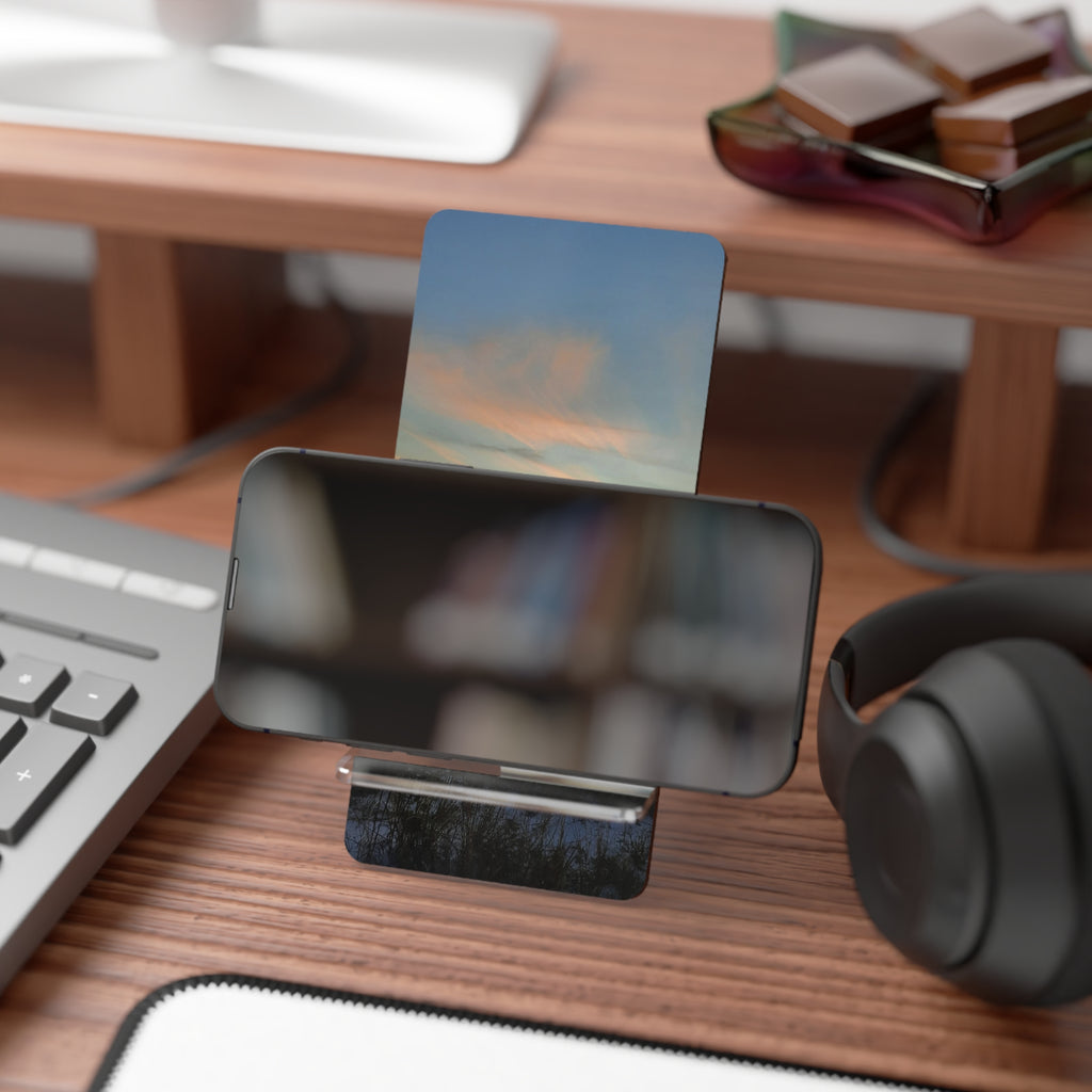 Sunset Beach Phone Stand — Mobile Display Stand for Smartphones