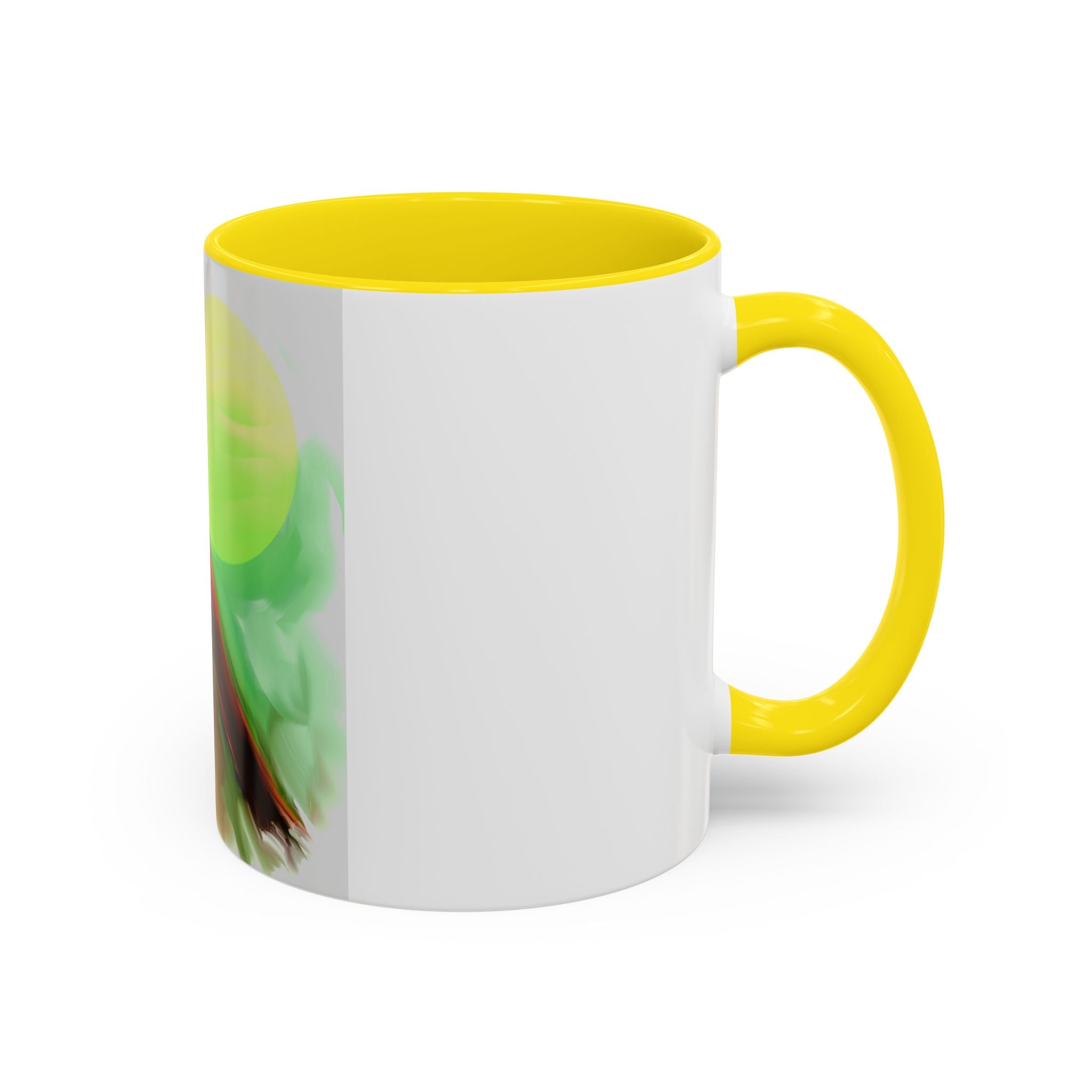 Cardinal Bird Accent Coffee Mug — Red Cardinal Sunrise Art Ceramic Mug (11/15 oz)