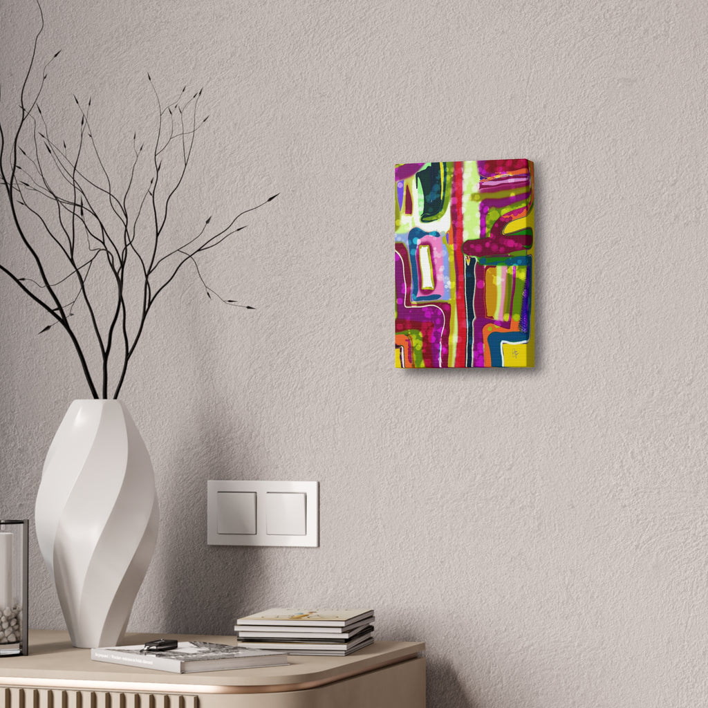 Abstract Colorburst Canvas – Vibrant Pop Art Wall Decor
