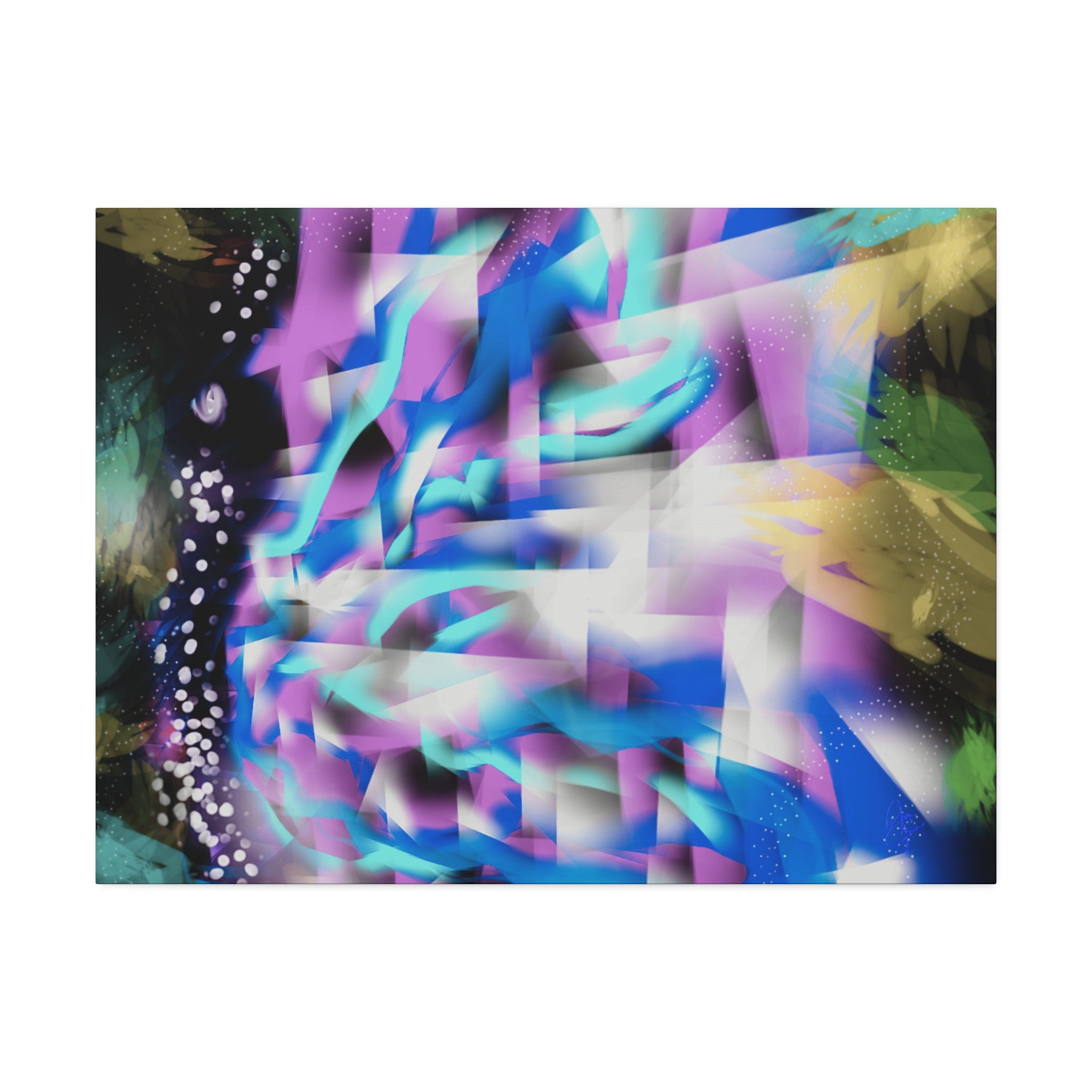 Geometric Butterfly Canvas Stretched 1.5"