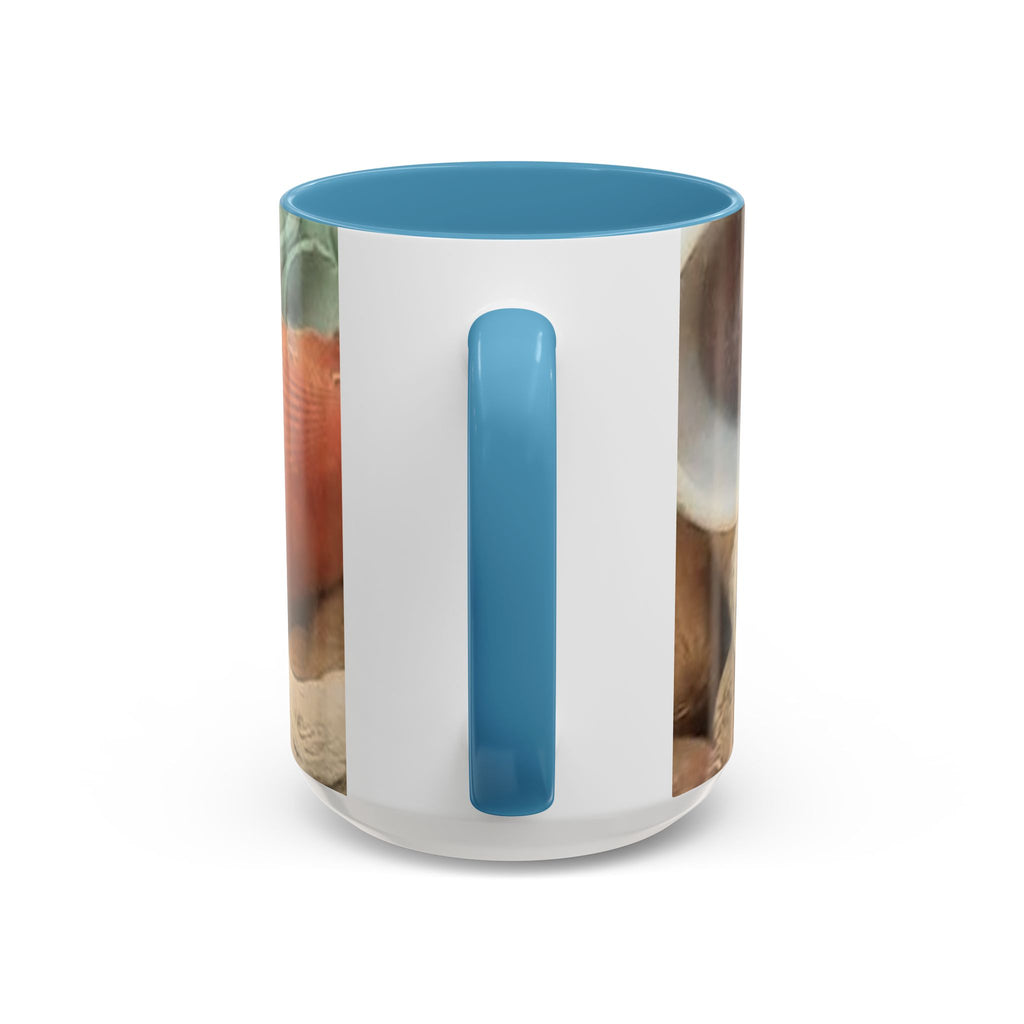 Seashell Beach Accent Coffee Mug — Coastal Shells Design (11/15 oz)