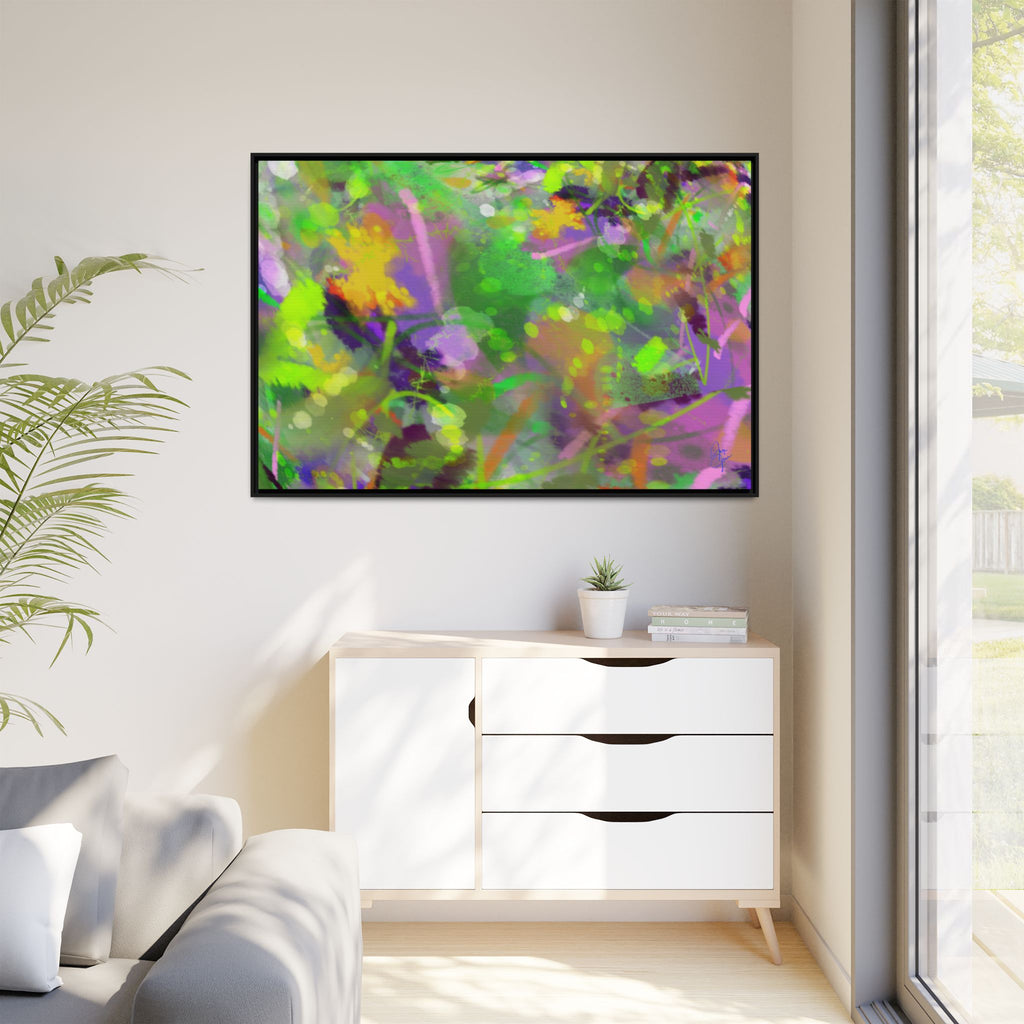 Matte Canvas, Framed (Multi-color)