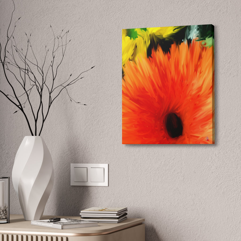 Sunflower Burst Canvas Wall Art - Stretched 1.5"