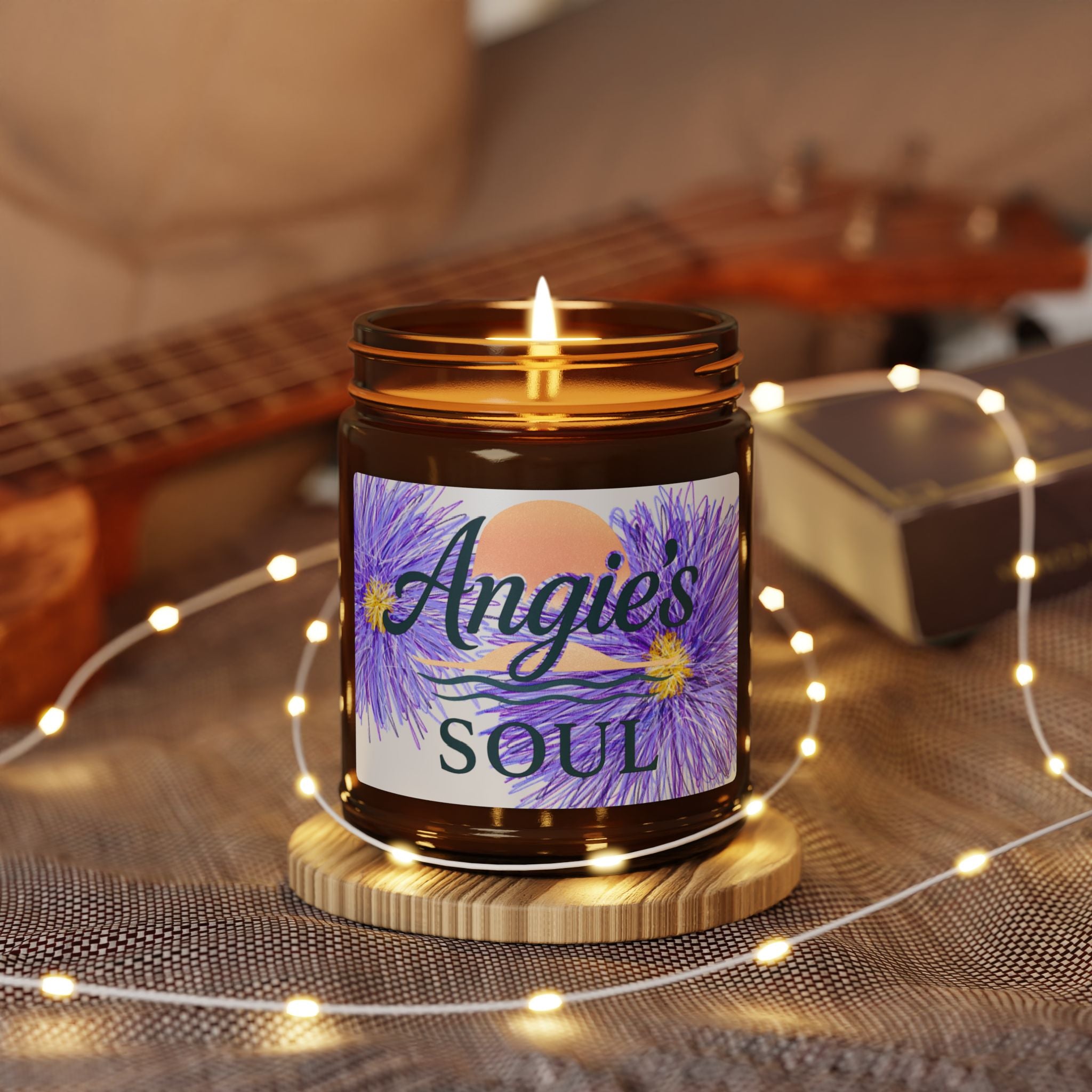 Angie's Soul Scented Soy Candle — Amber Jar (Multi-Size)