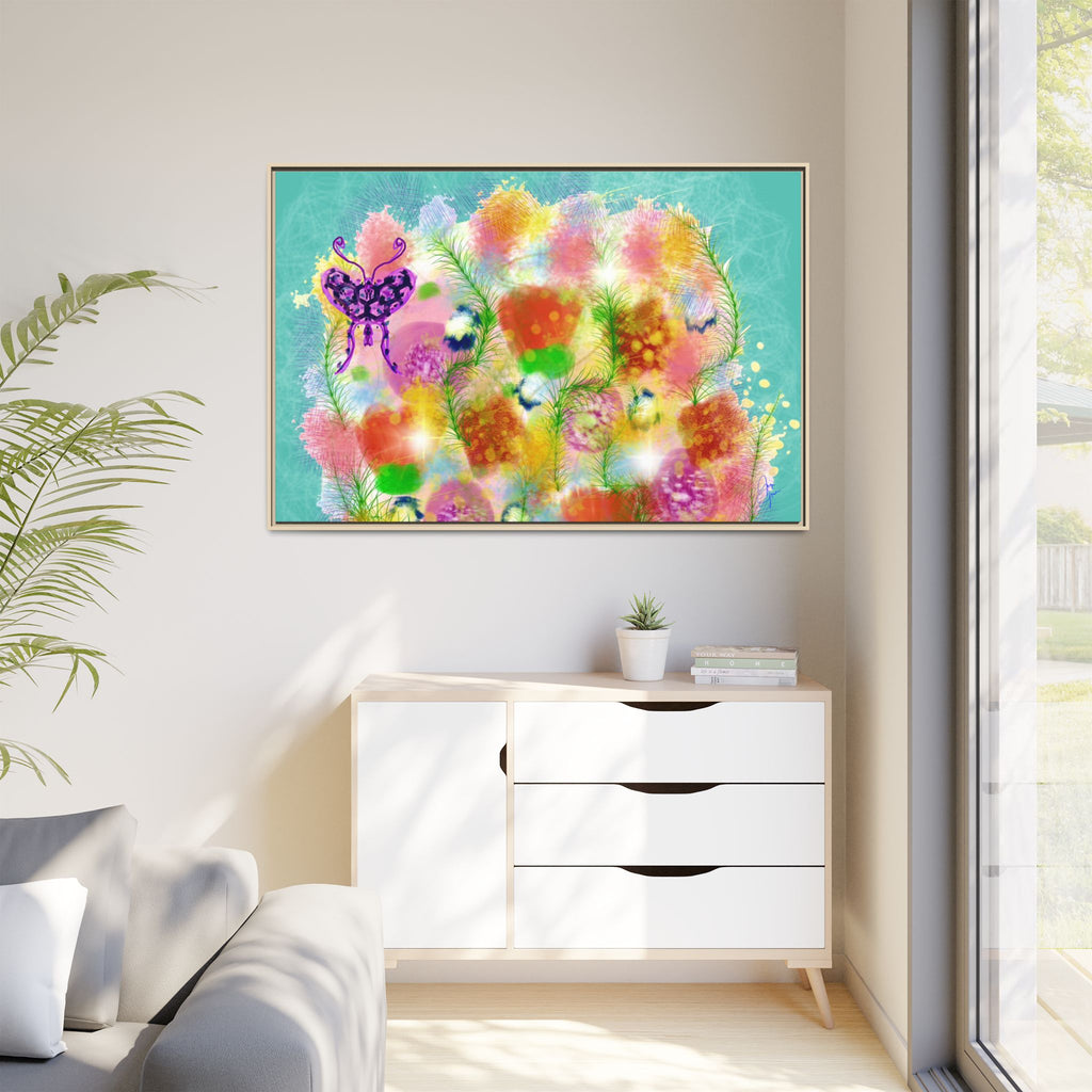 Matte Canvas, Framed (Multi-color)